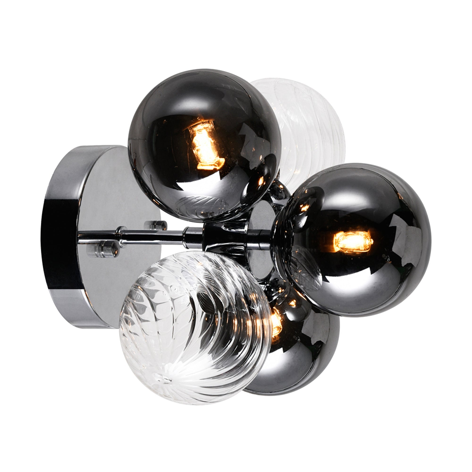 chrome wall sconce