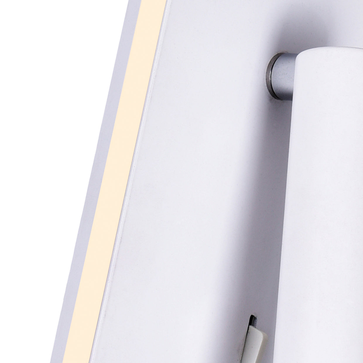 matte white mount base