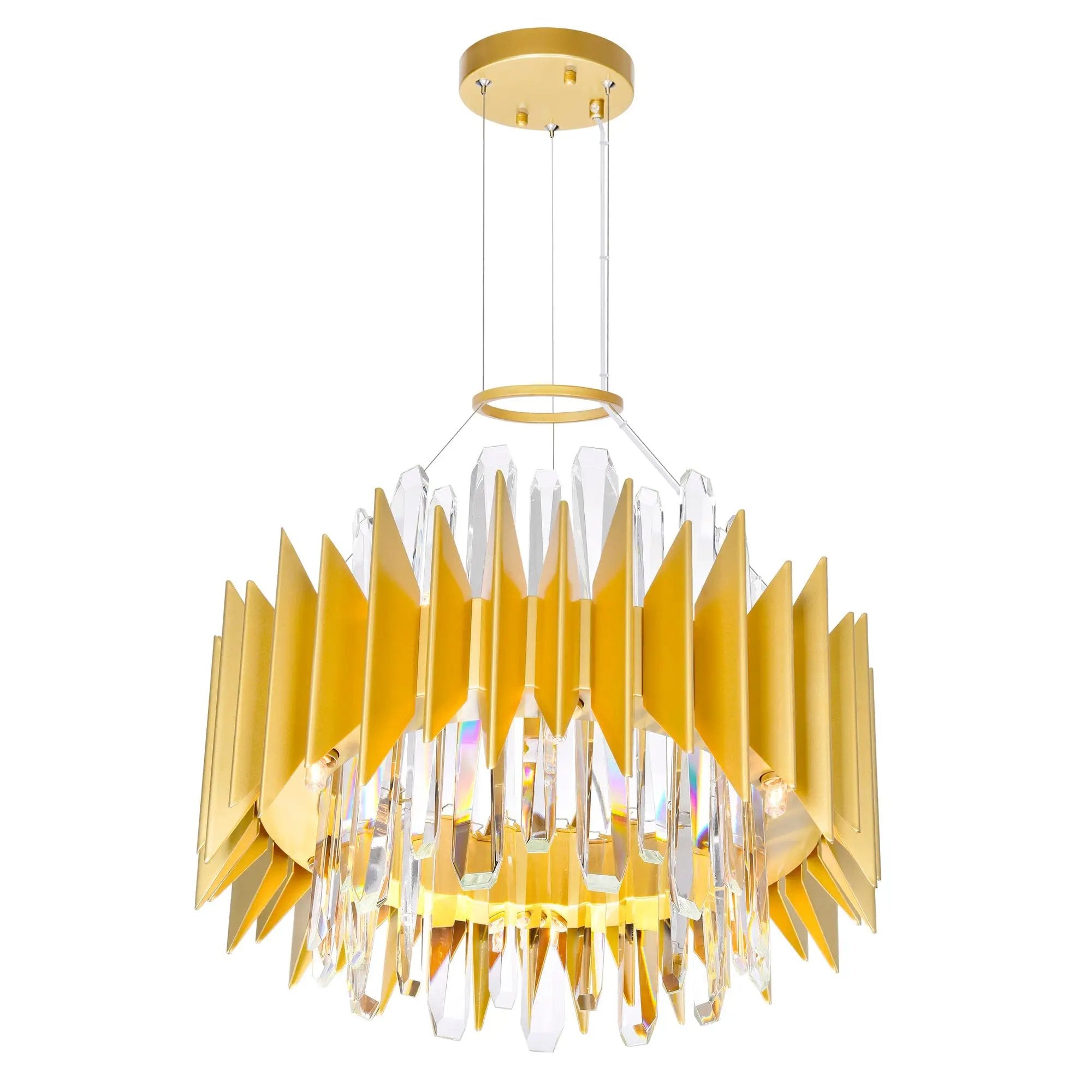satin gold mount base