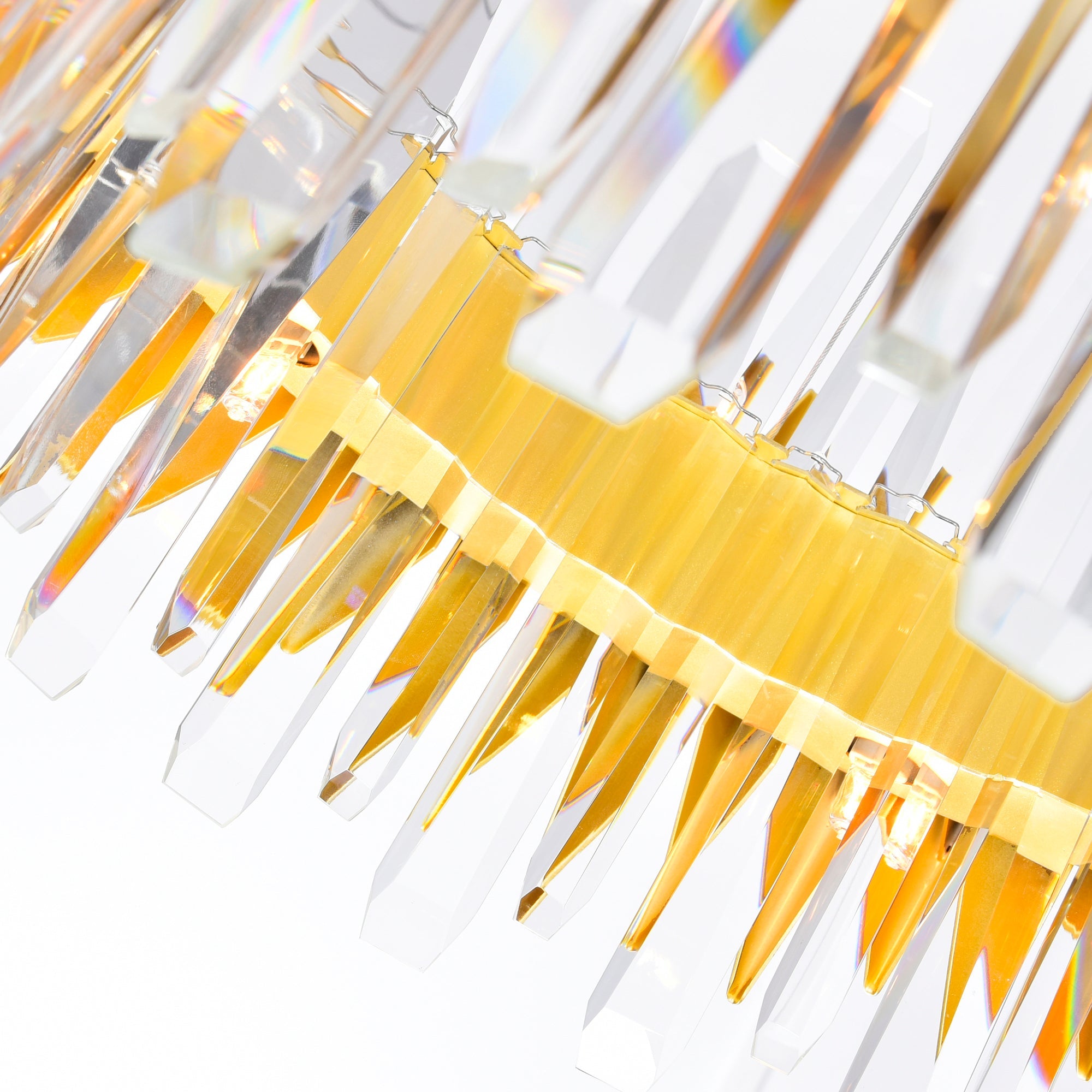 satin gold mount base