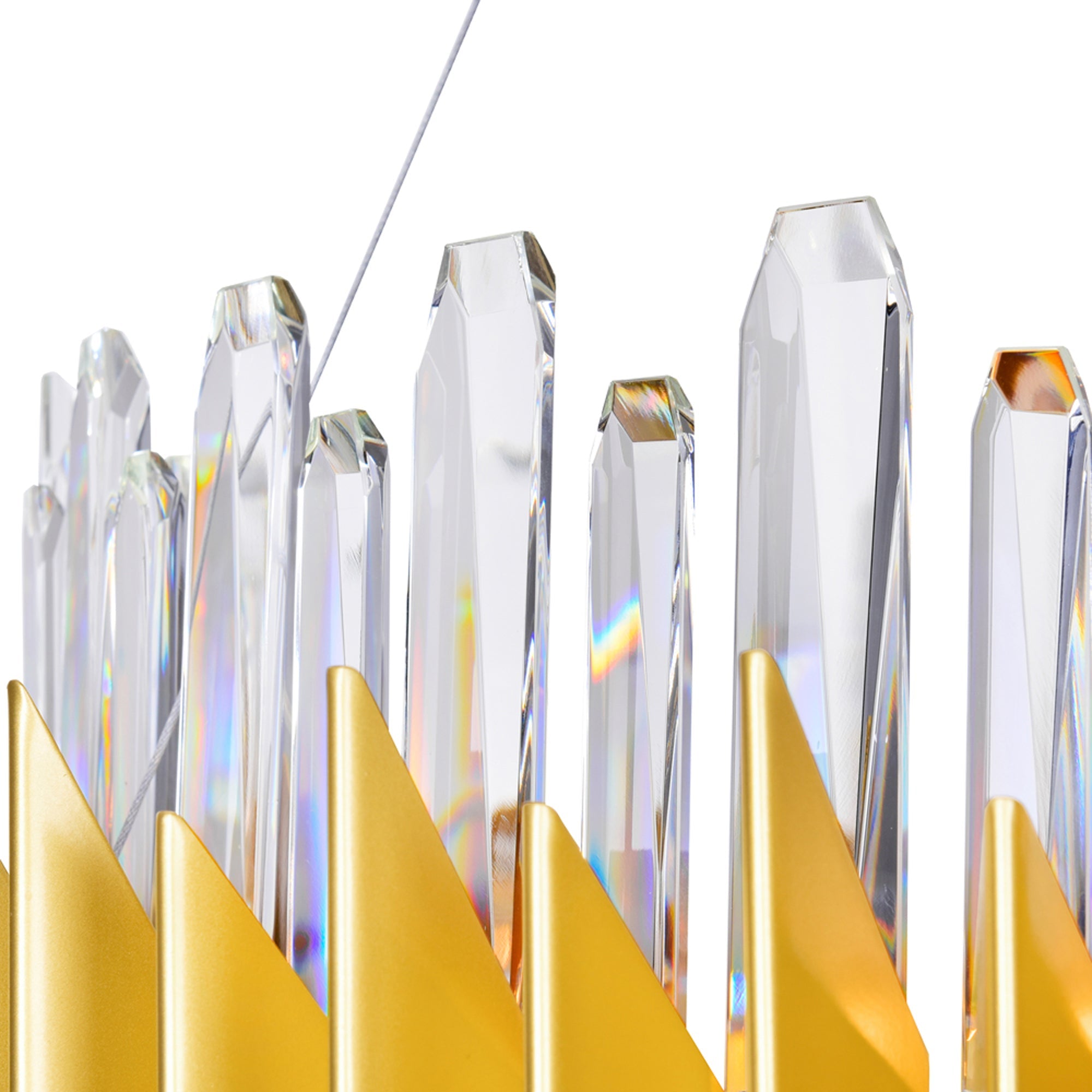 satin gold mount base