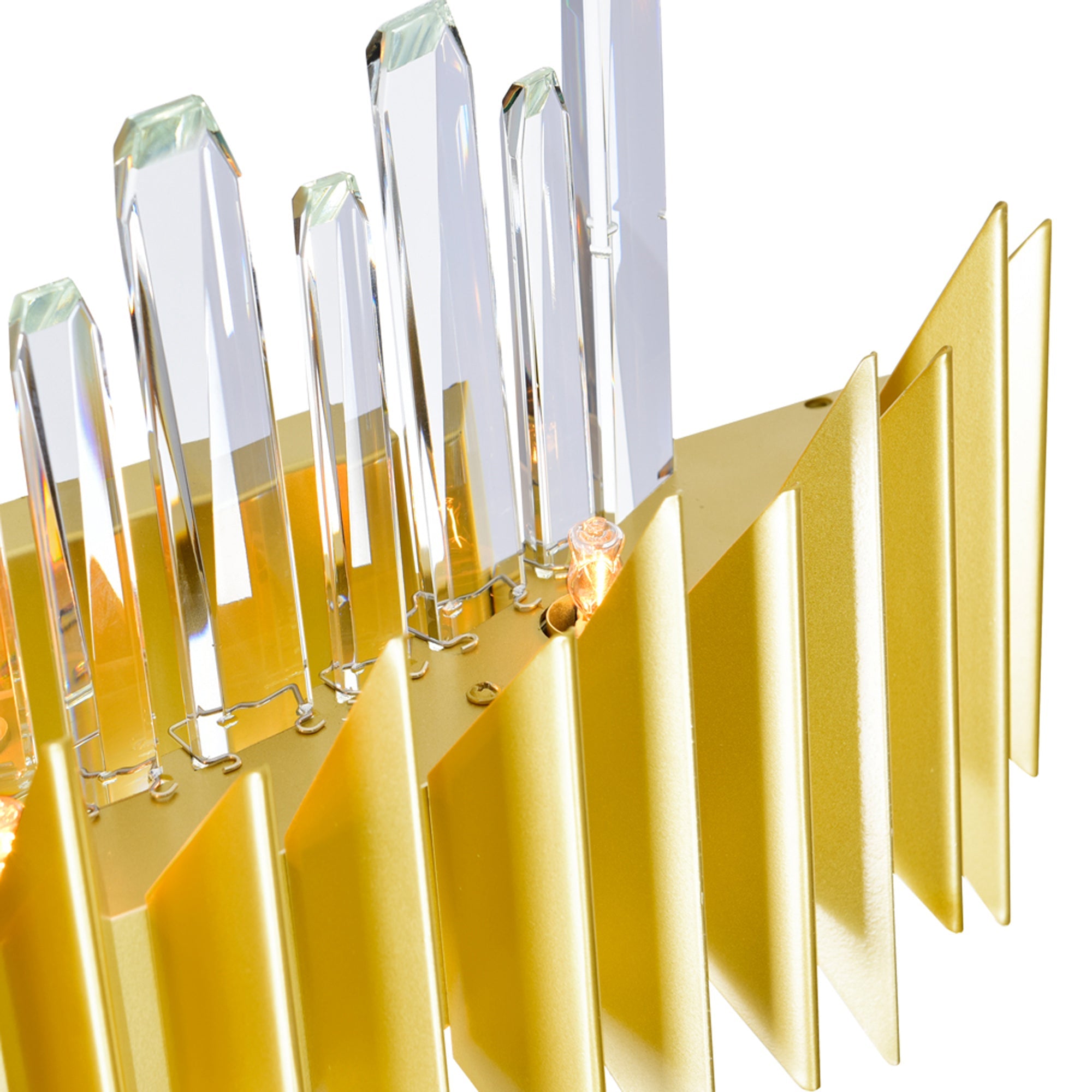 satin gold mount base