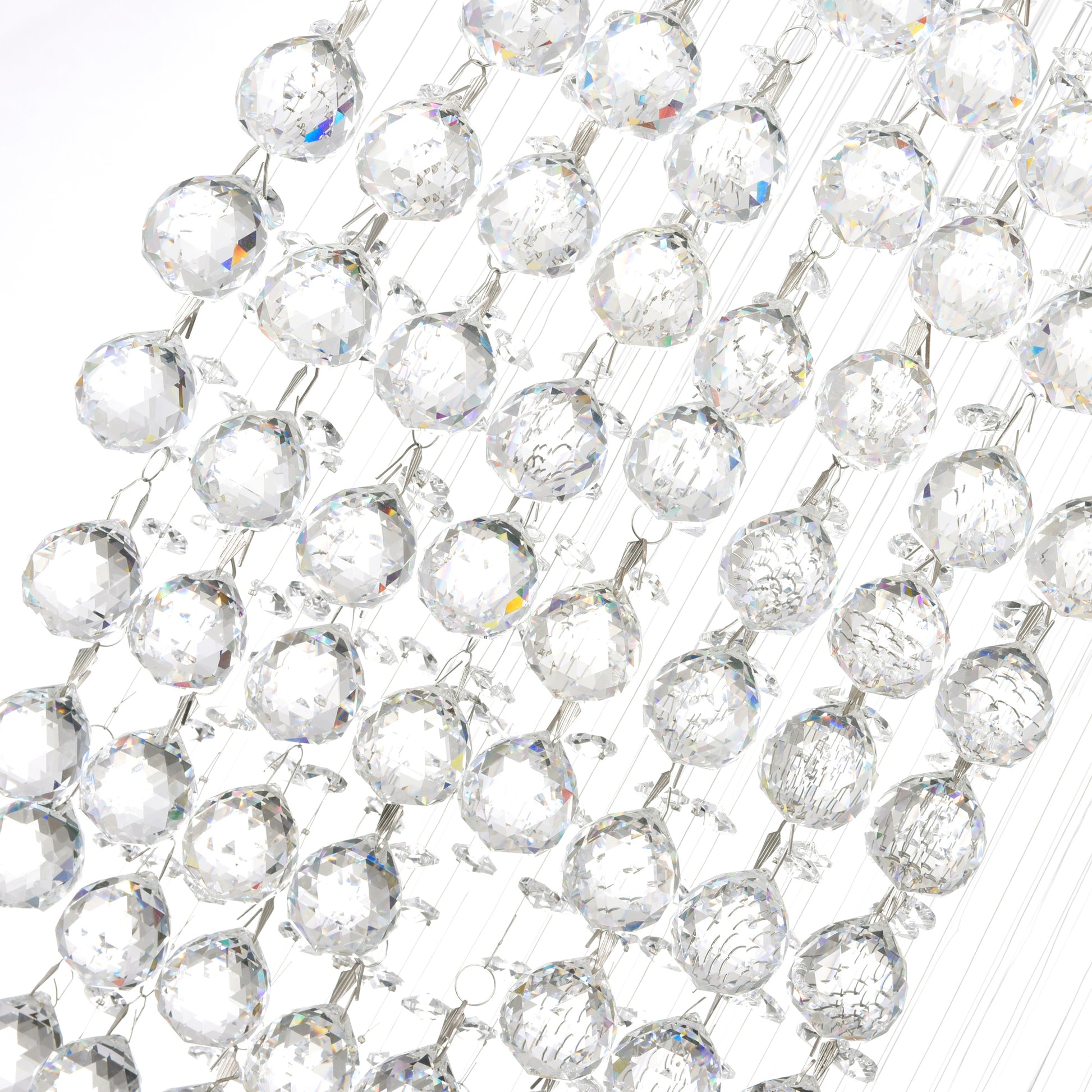 chrome flush mount light