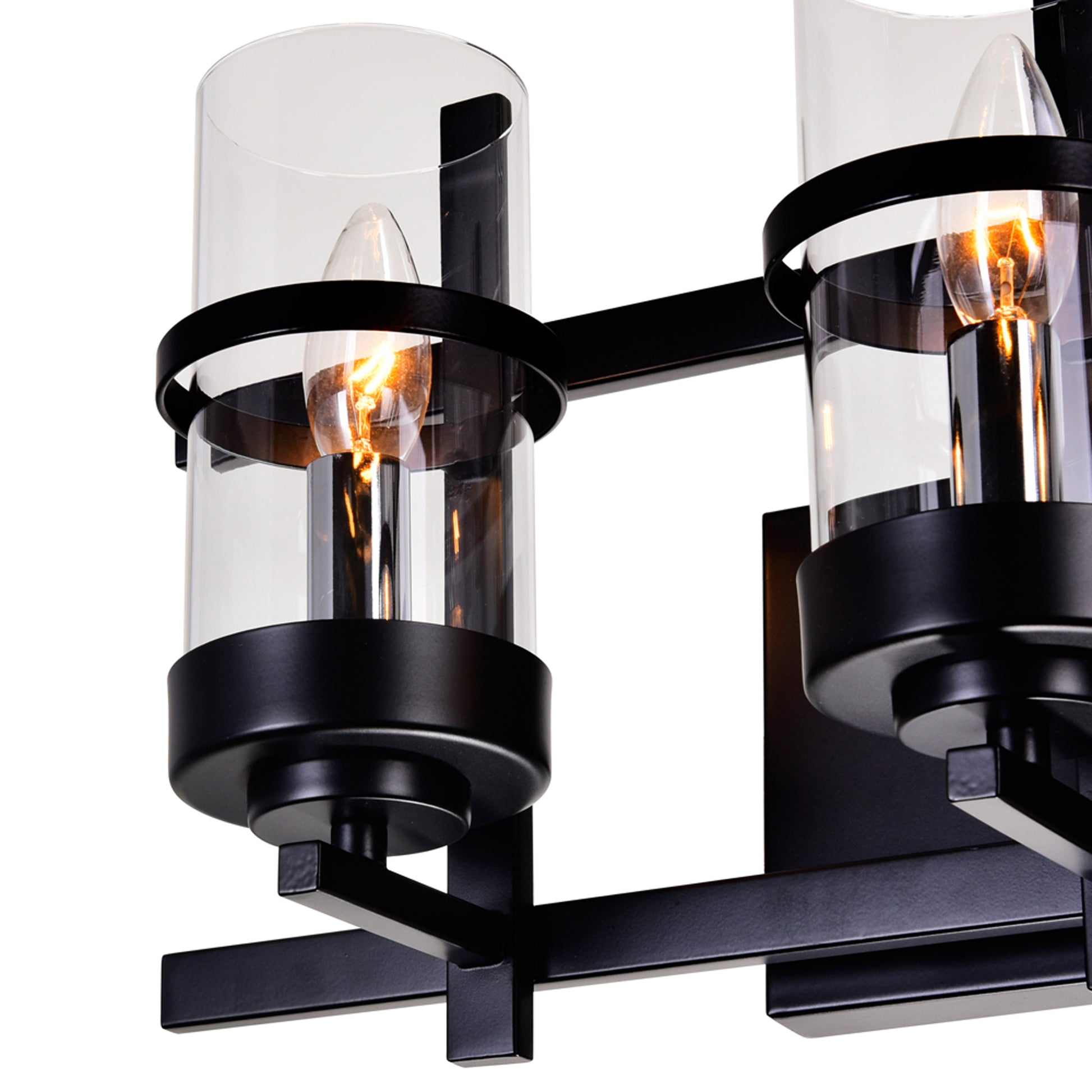 black wall sconce