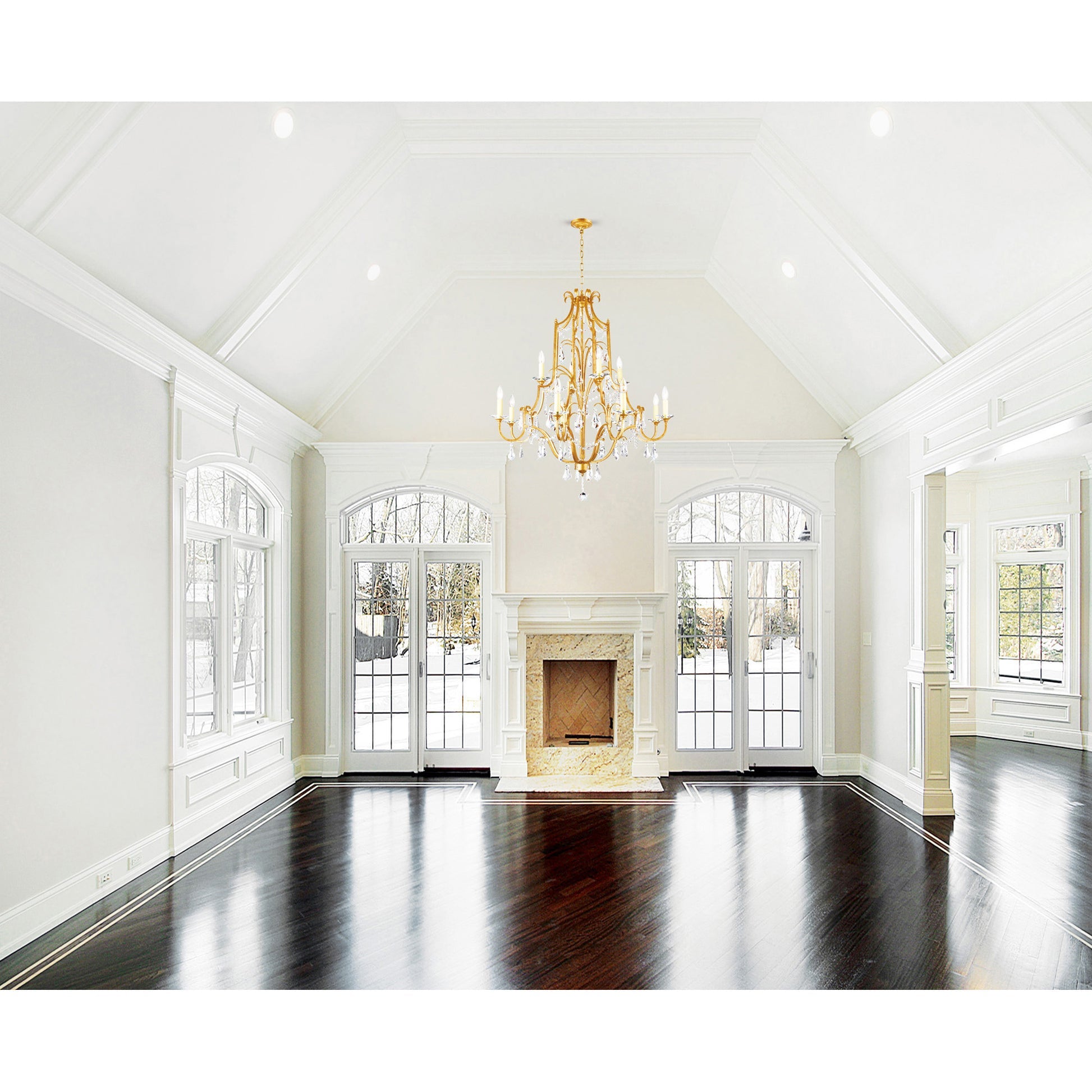 oxidized bronze chandelier