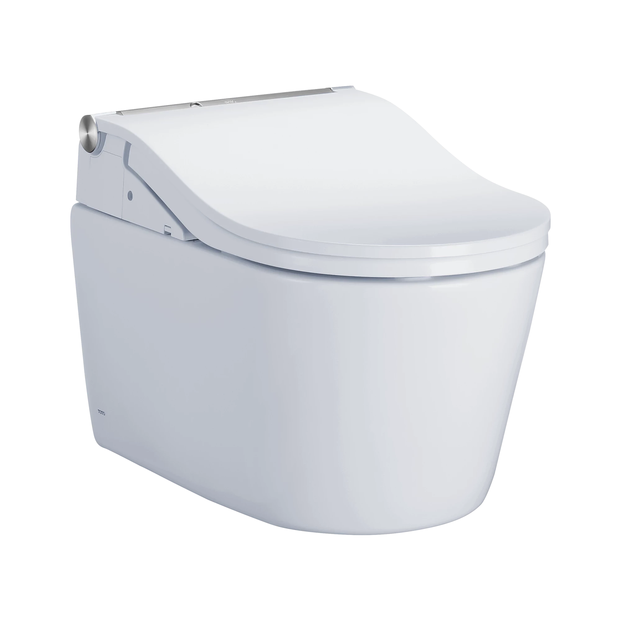 matte silver toilet
