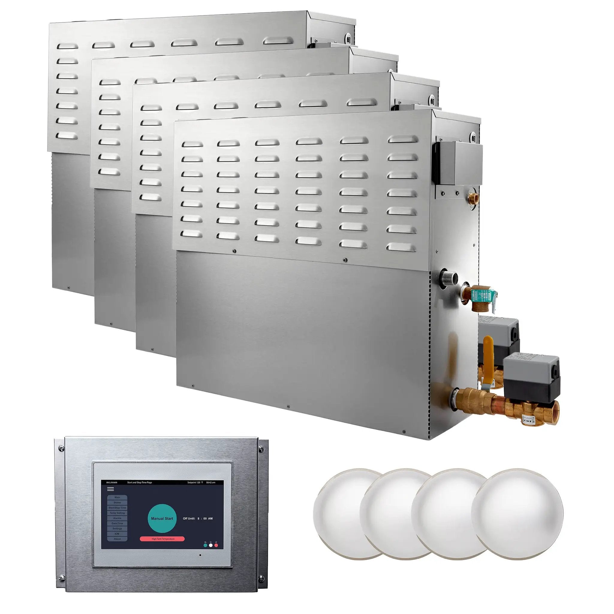 Mr Steam CX Steam Generator with Integrated Control and Commercial Steamhead by Mr Steam