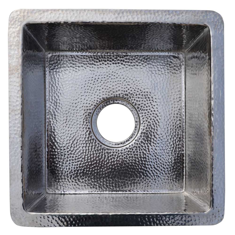 Native Trails Cantina 15" Hammered Copper Bar & Kitchen Prep Kitchen Sink