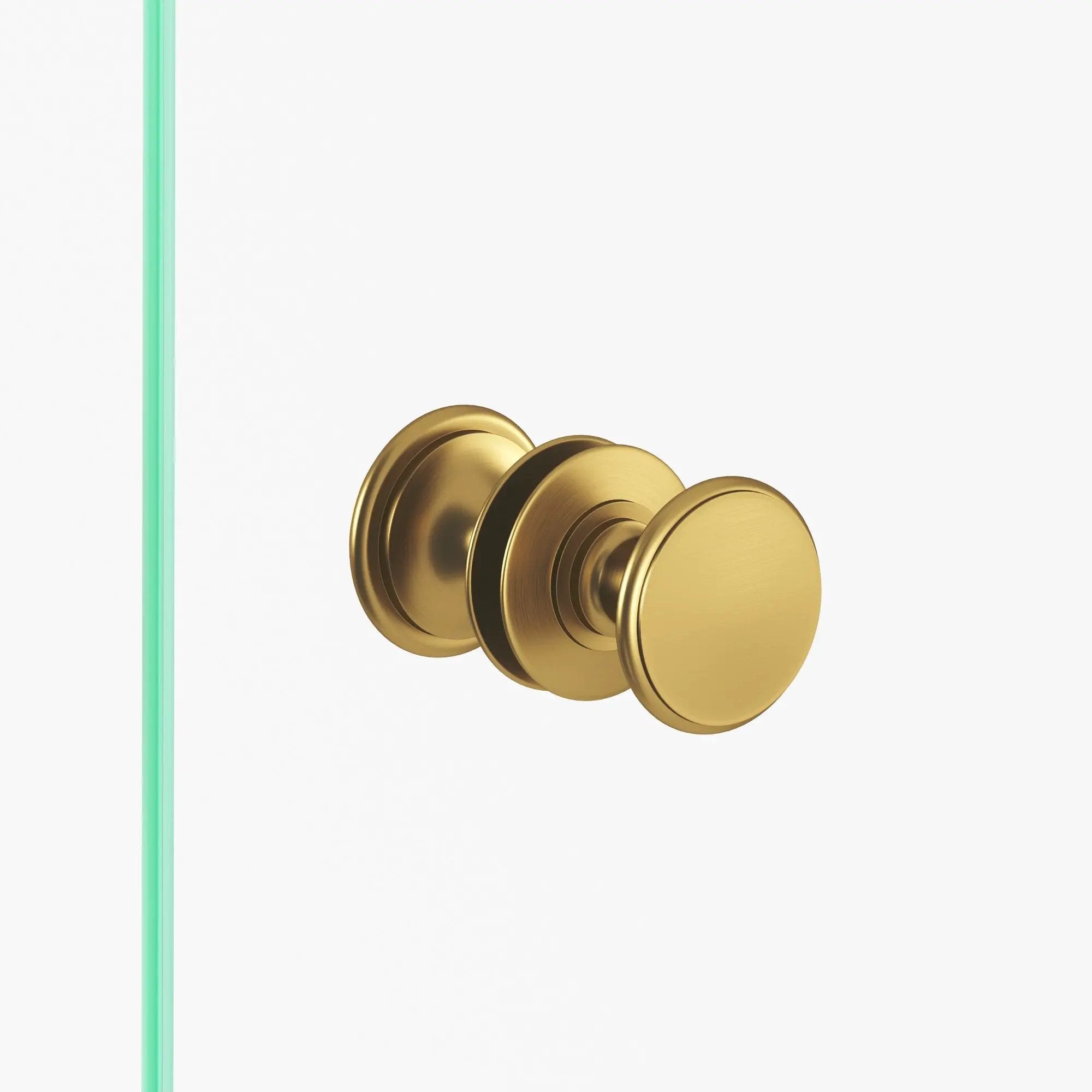 satin brass cabinet knob