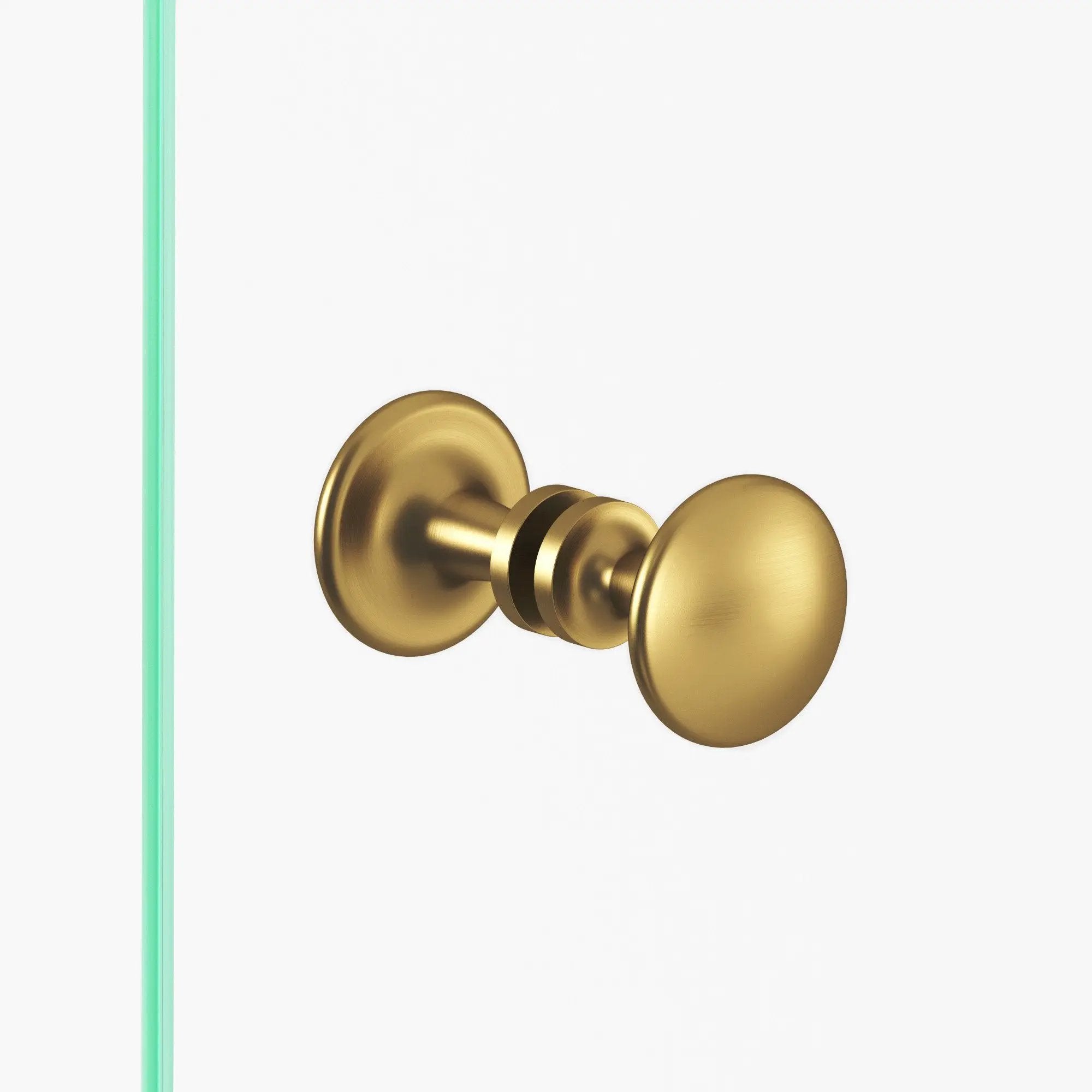 satin brass cabinet knob