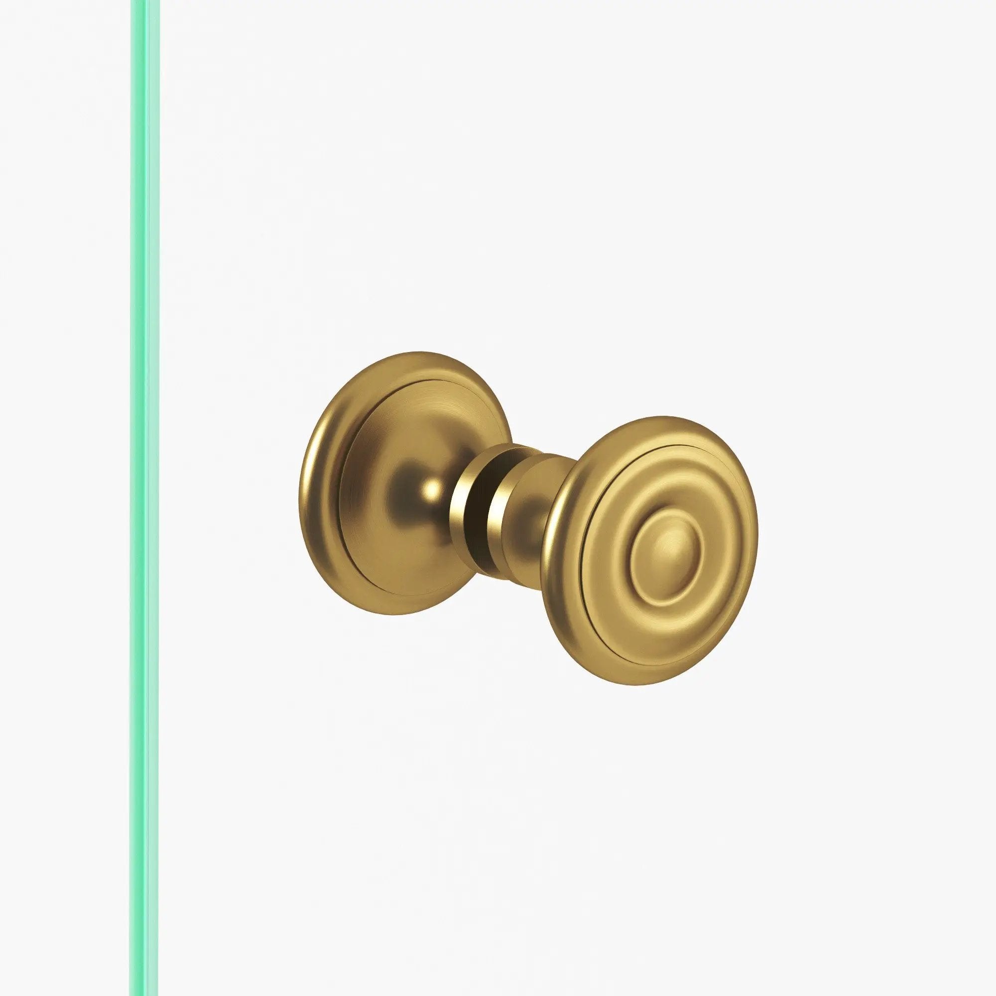 satin brass cabinet knob