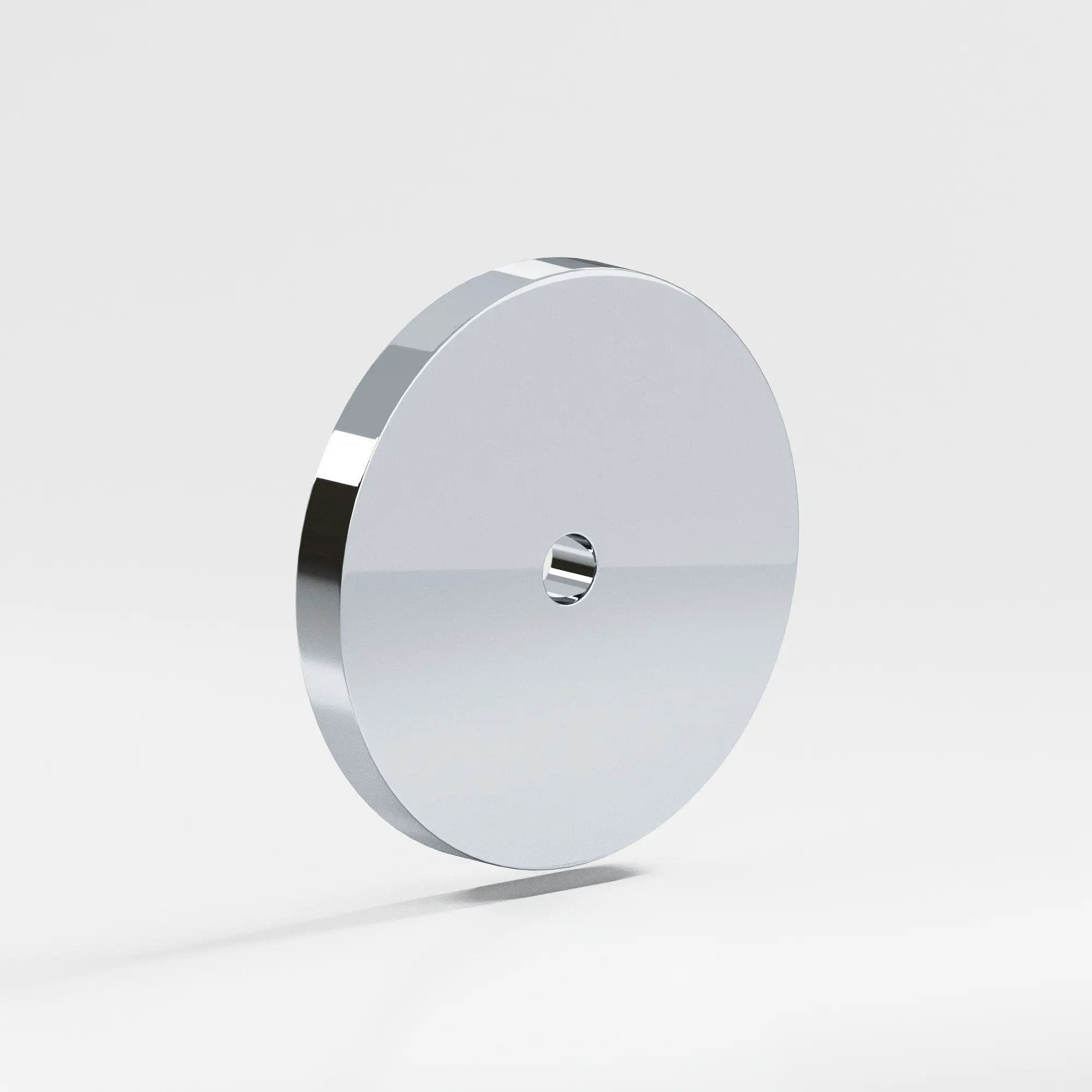 polished chrome backplate