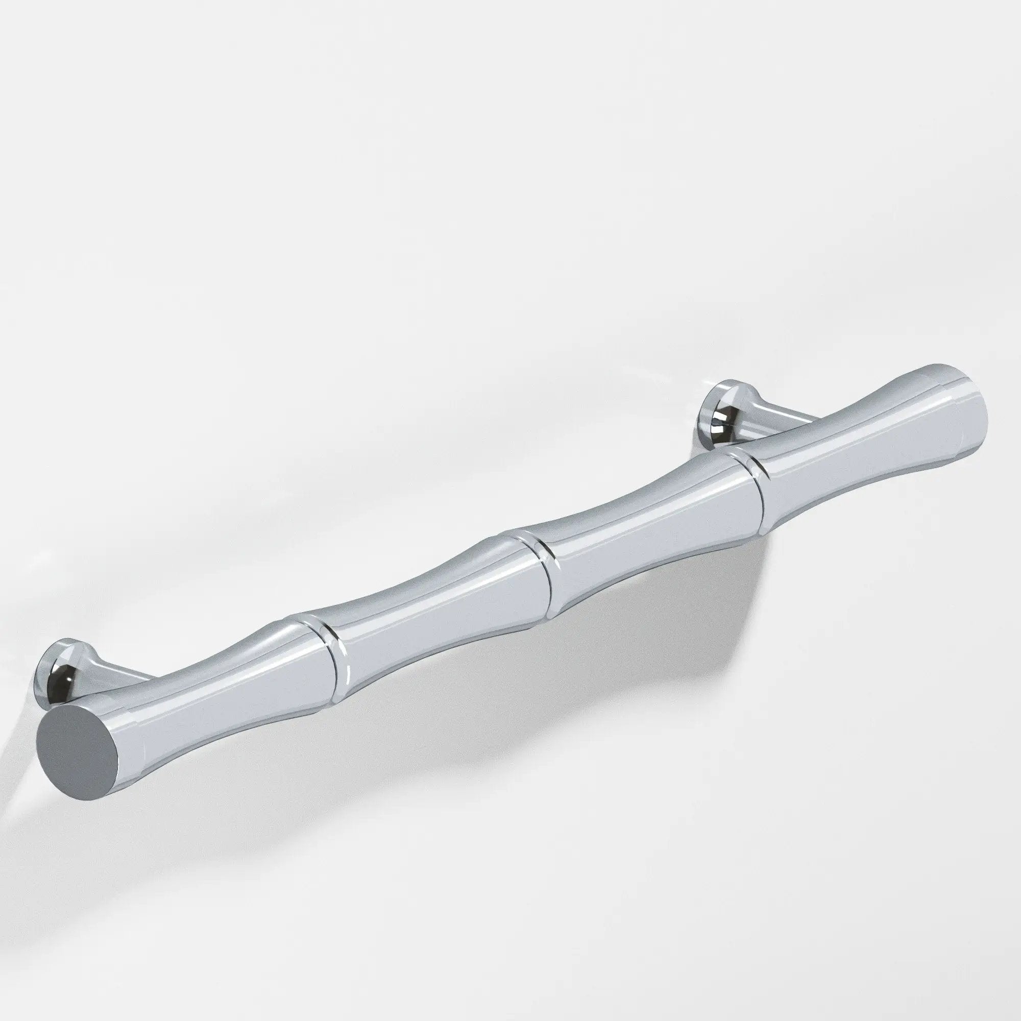 polished chrome cabinet pull