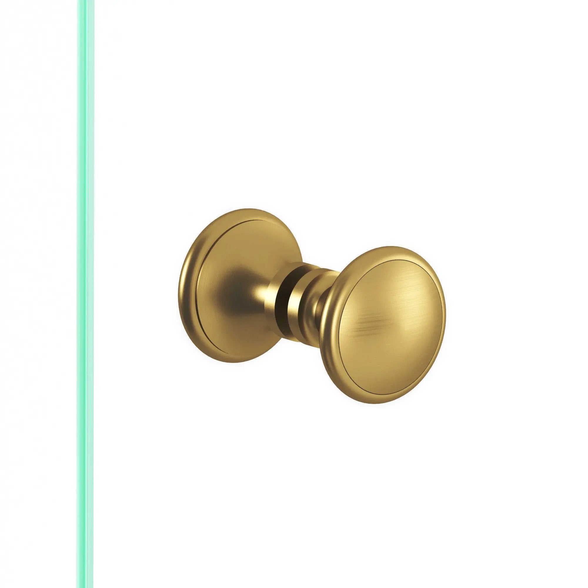satin brass cabinet knob