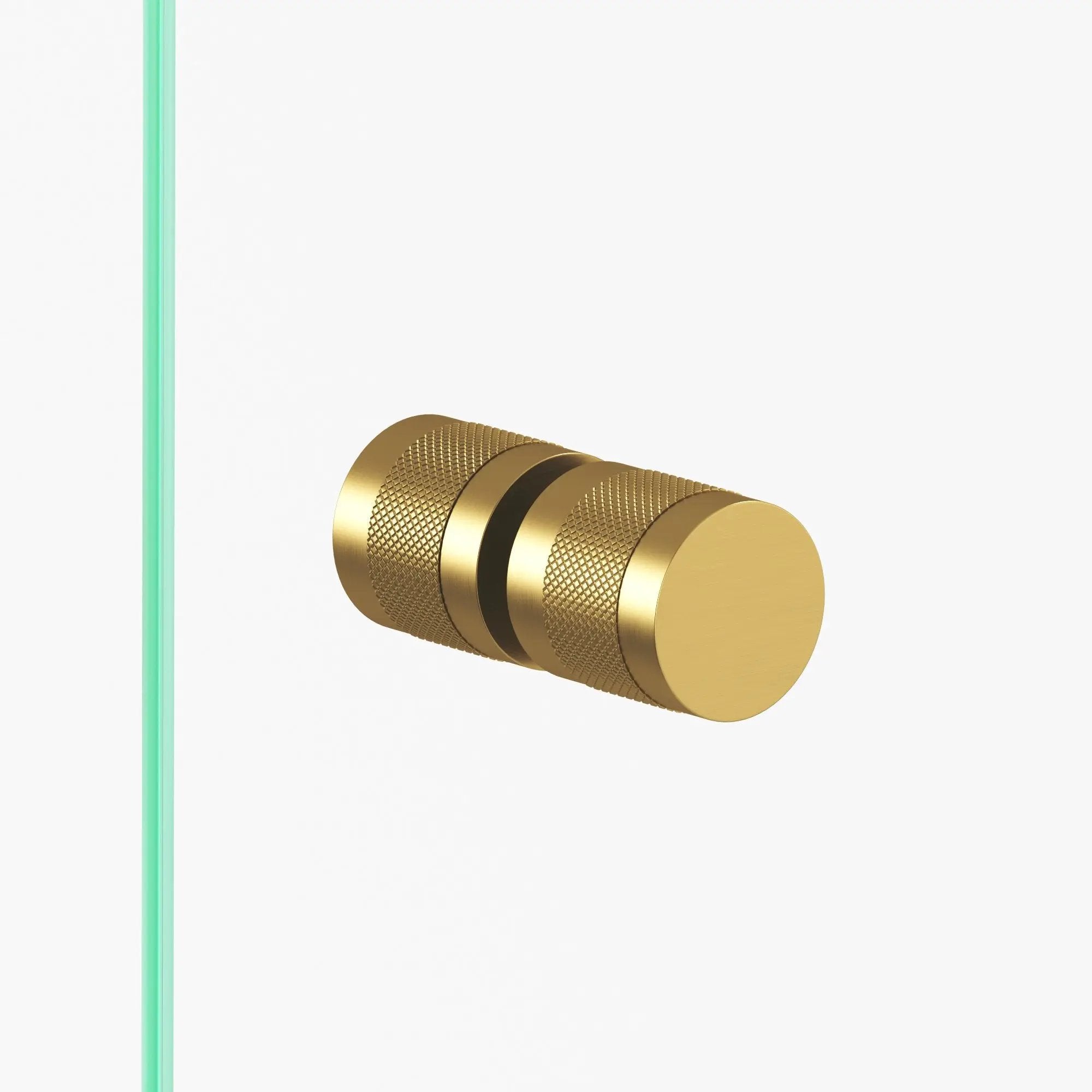 satin brass cabinet knob