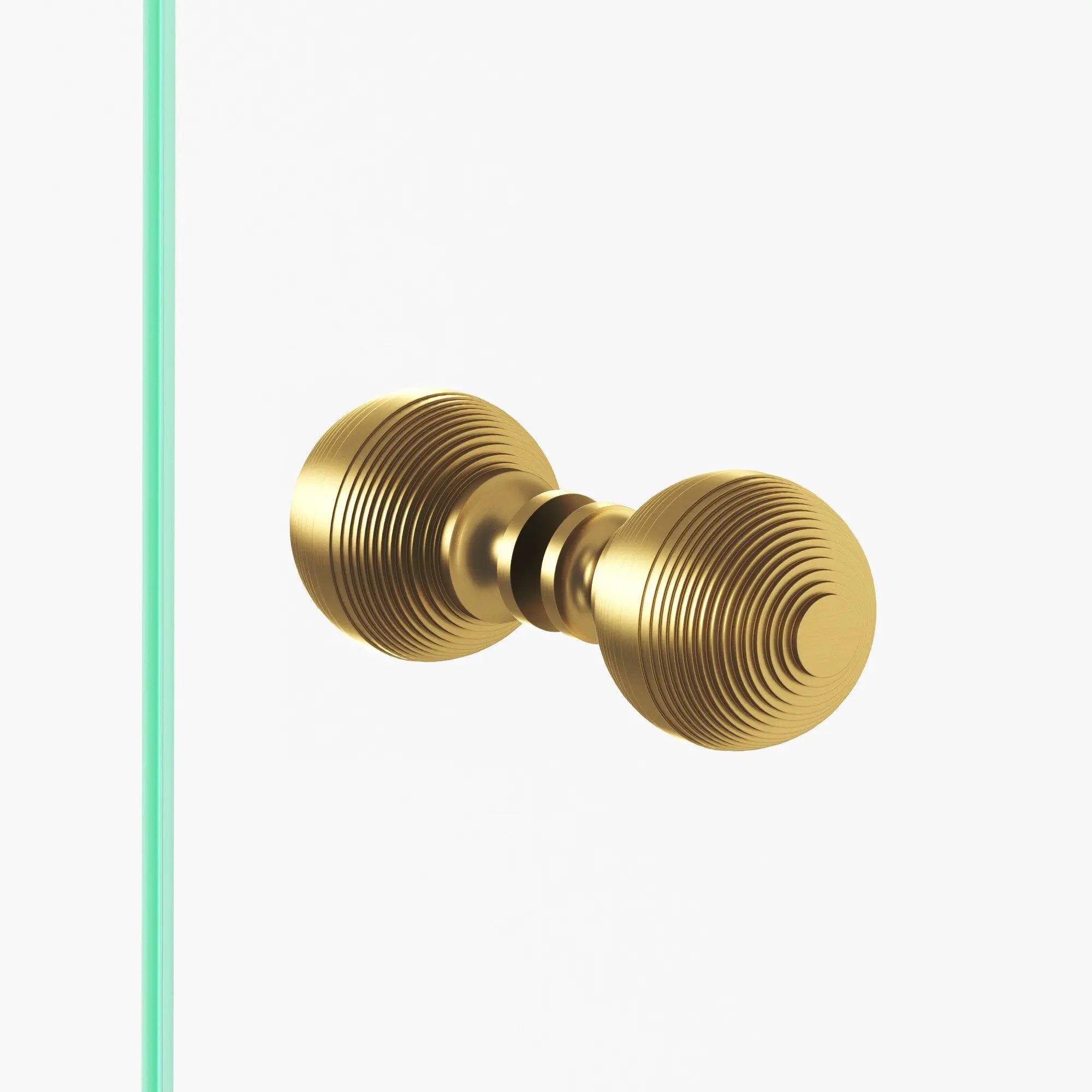 satin brass cabinet knob