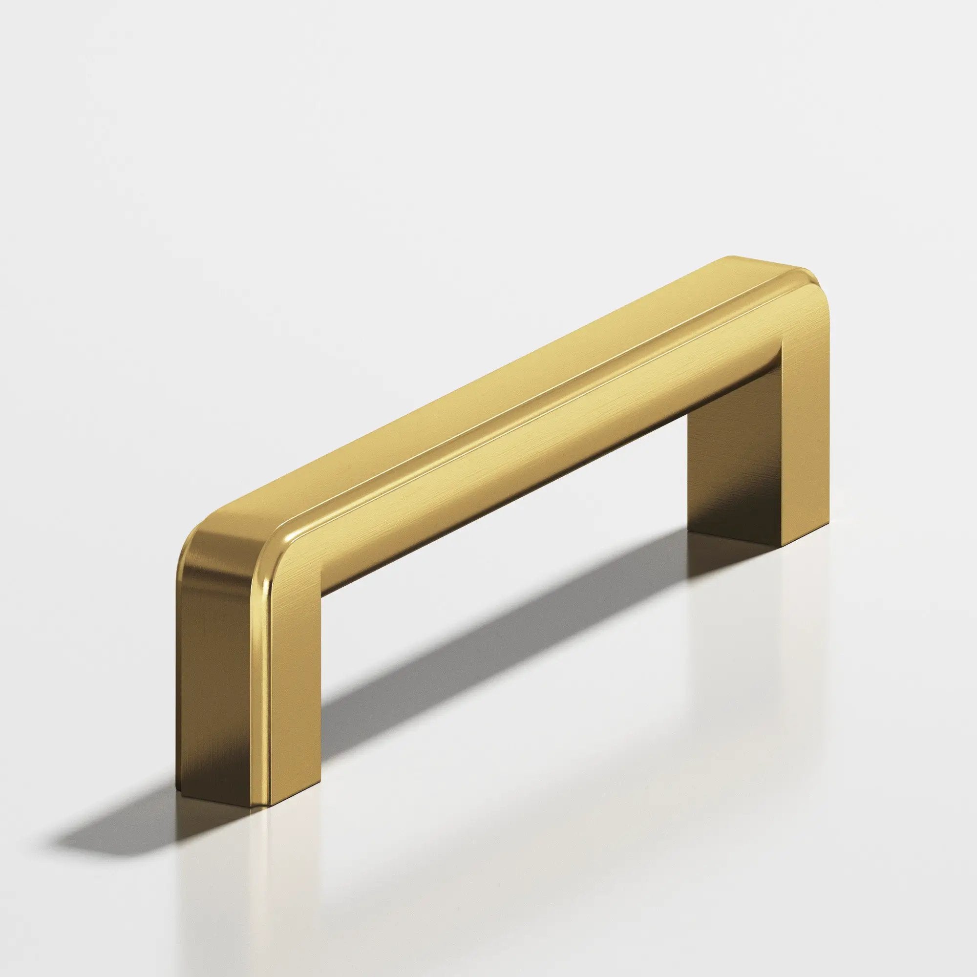 satin brass cabinet pull