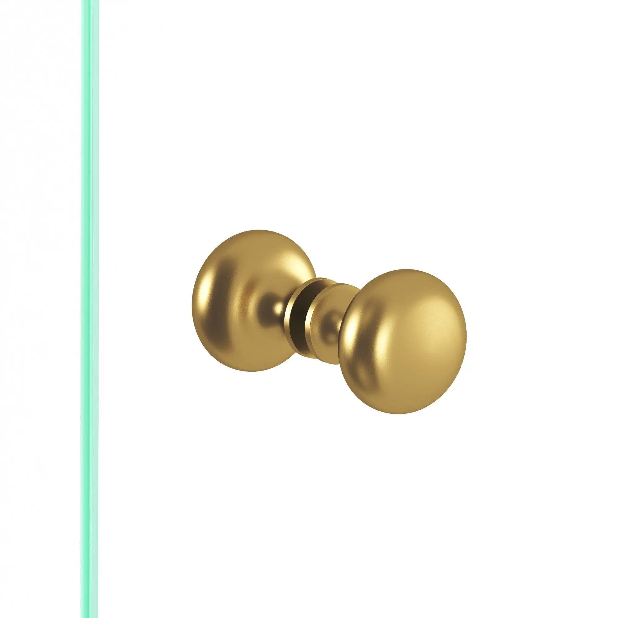 satin brass cabinet knob