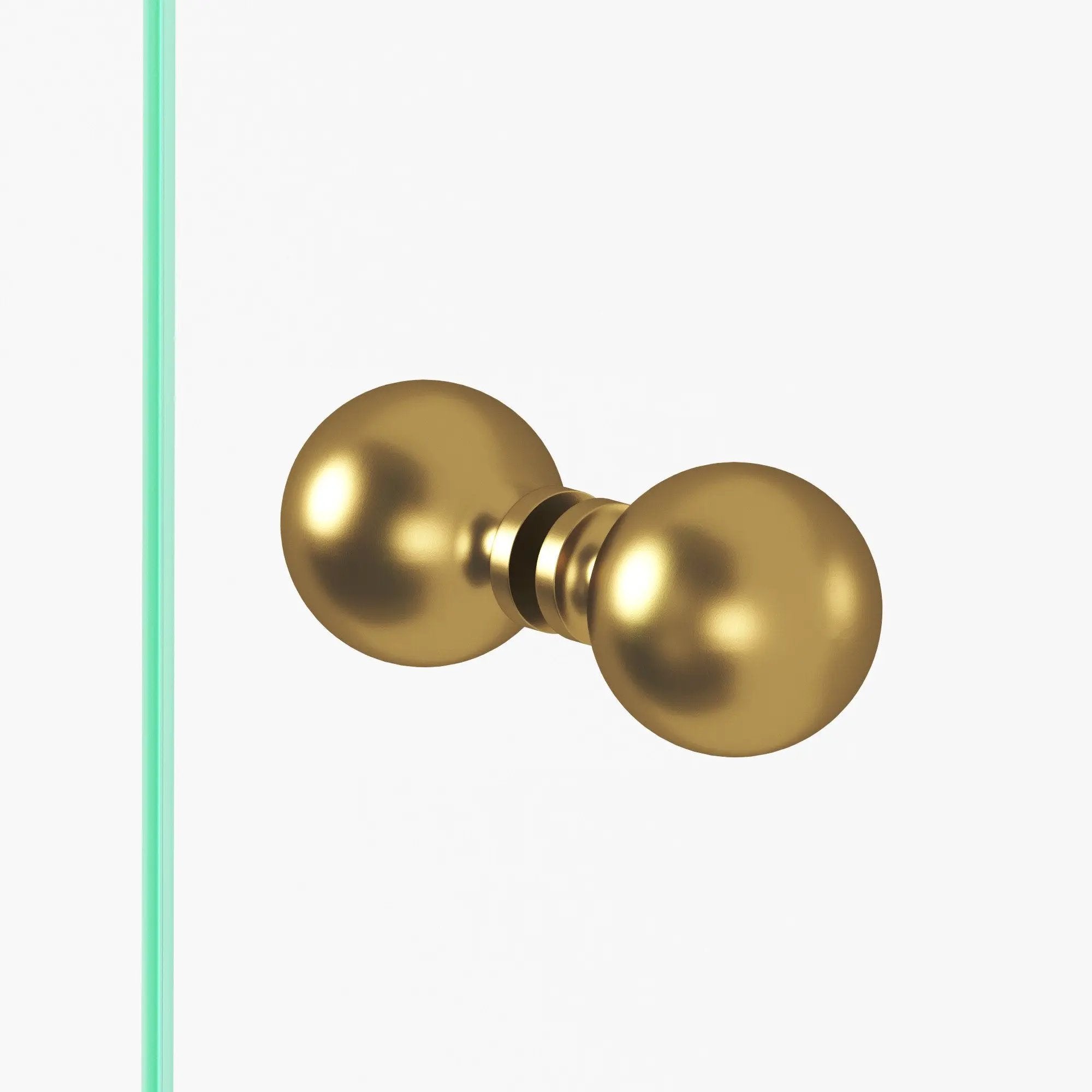 satin brass cabinet knob