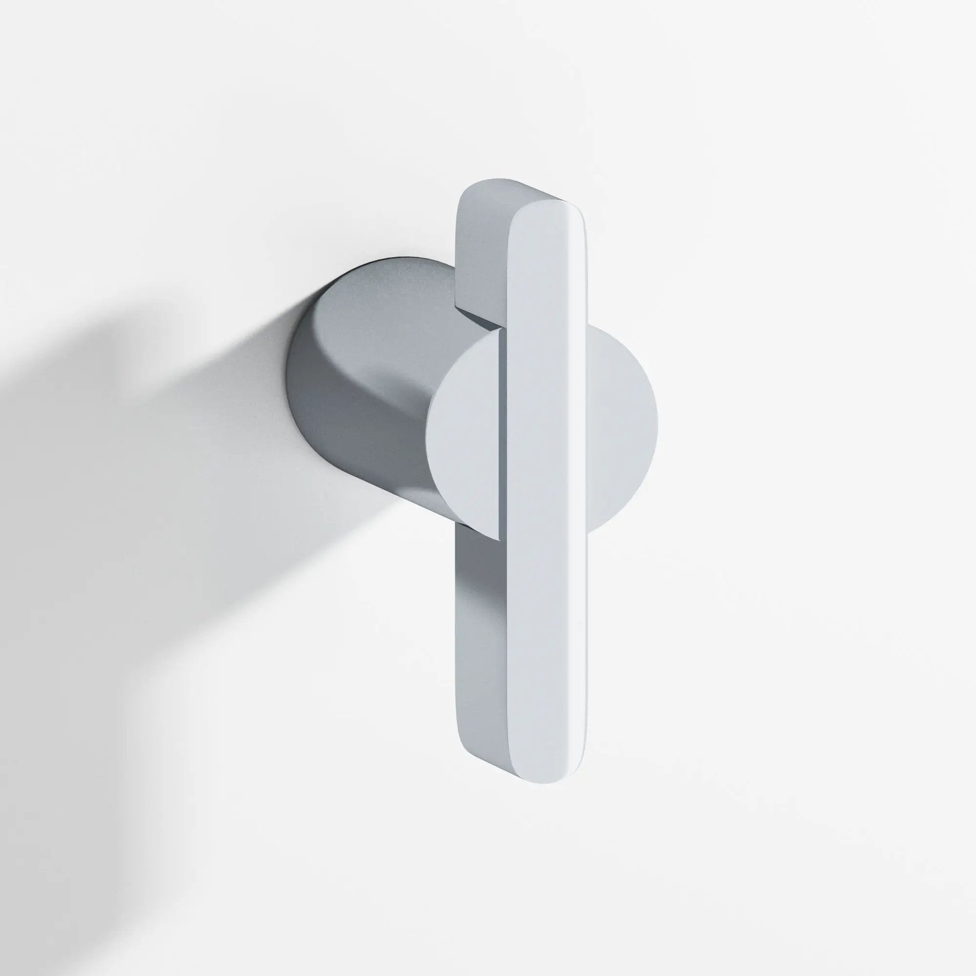 polished chrome cabinet knob