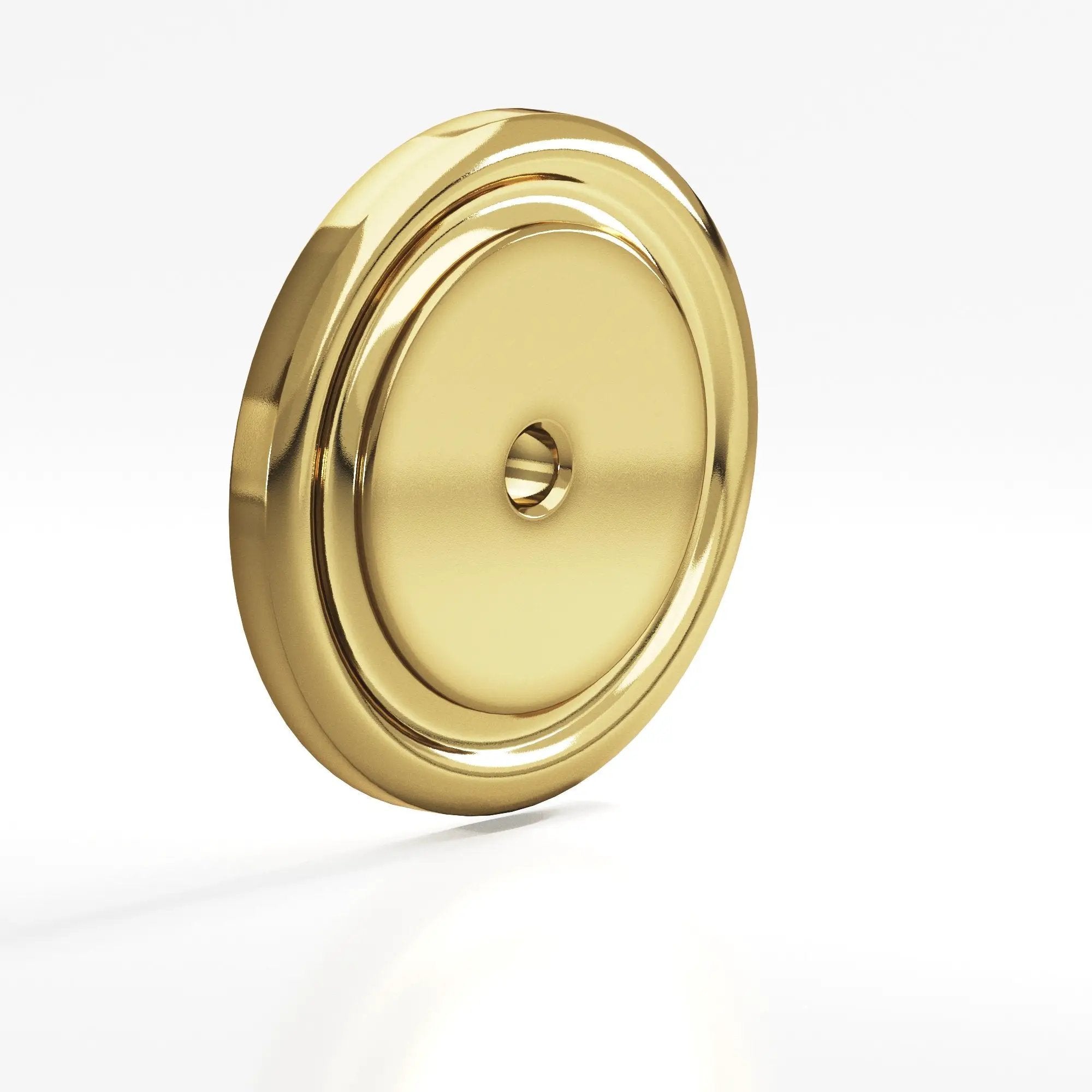 Colonial Bronze 203 Series Ribbed Round Backplate by Colonial Bronze