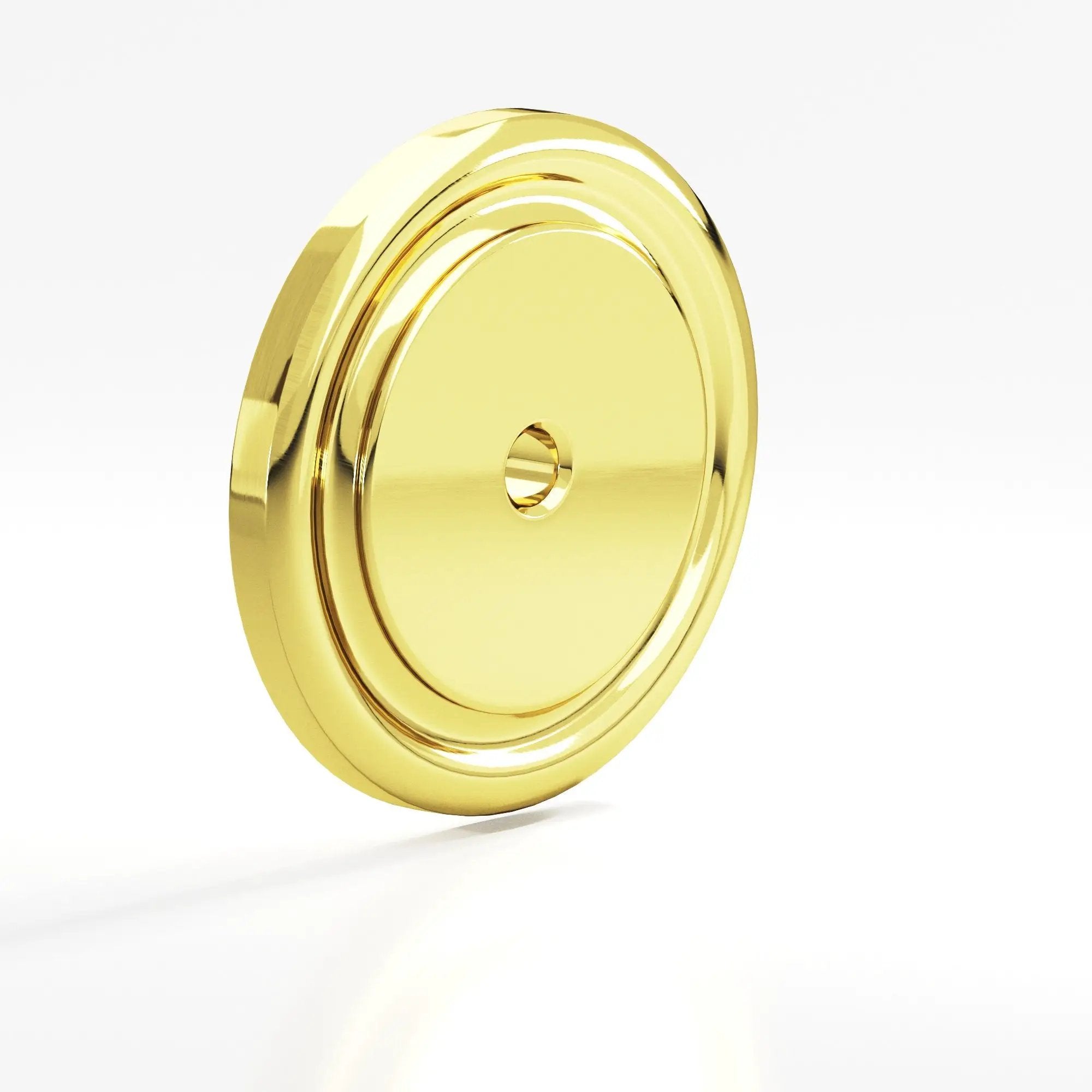 Colonial Bronze 203 Series Ribbed Round Backplate by Colonial Bronze