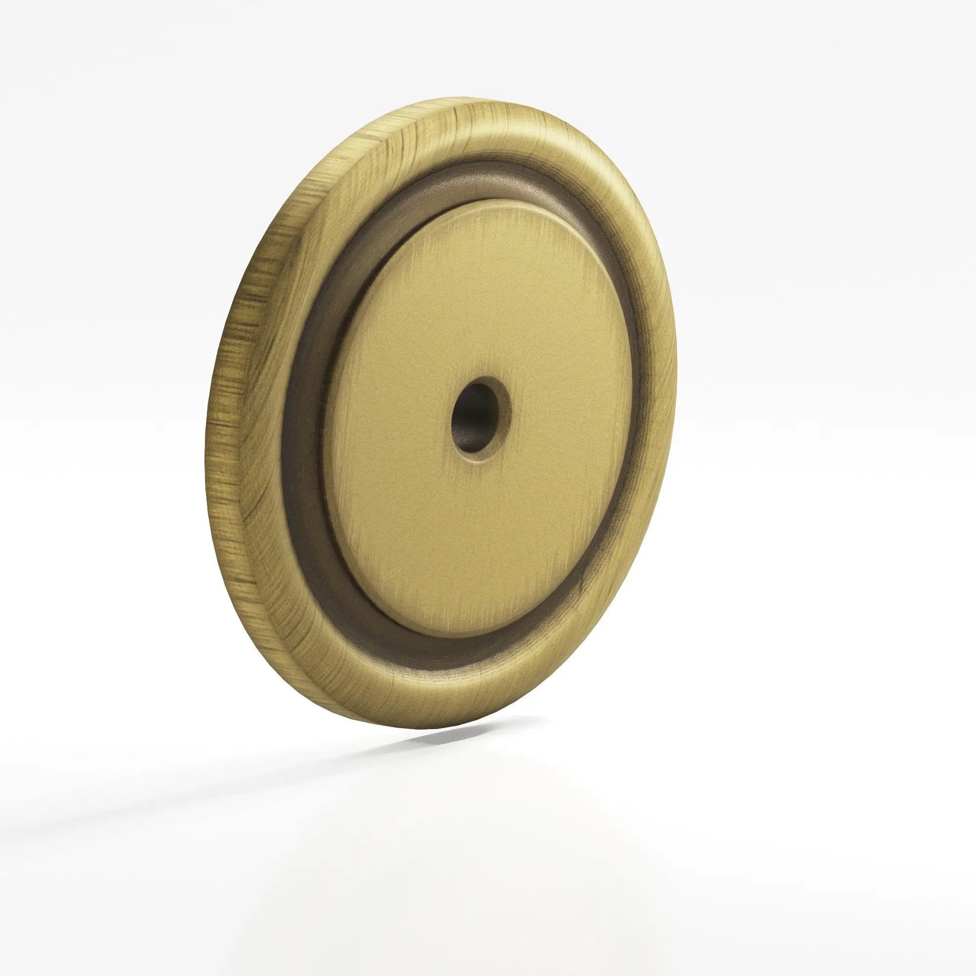 Colonial Bronze 203 Series Ribbed Round Backplate by Colonial Bronze