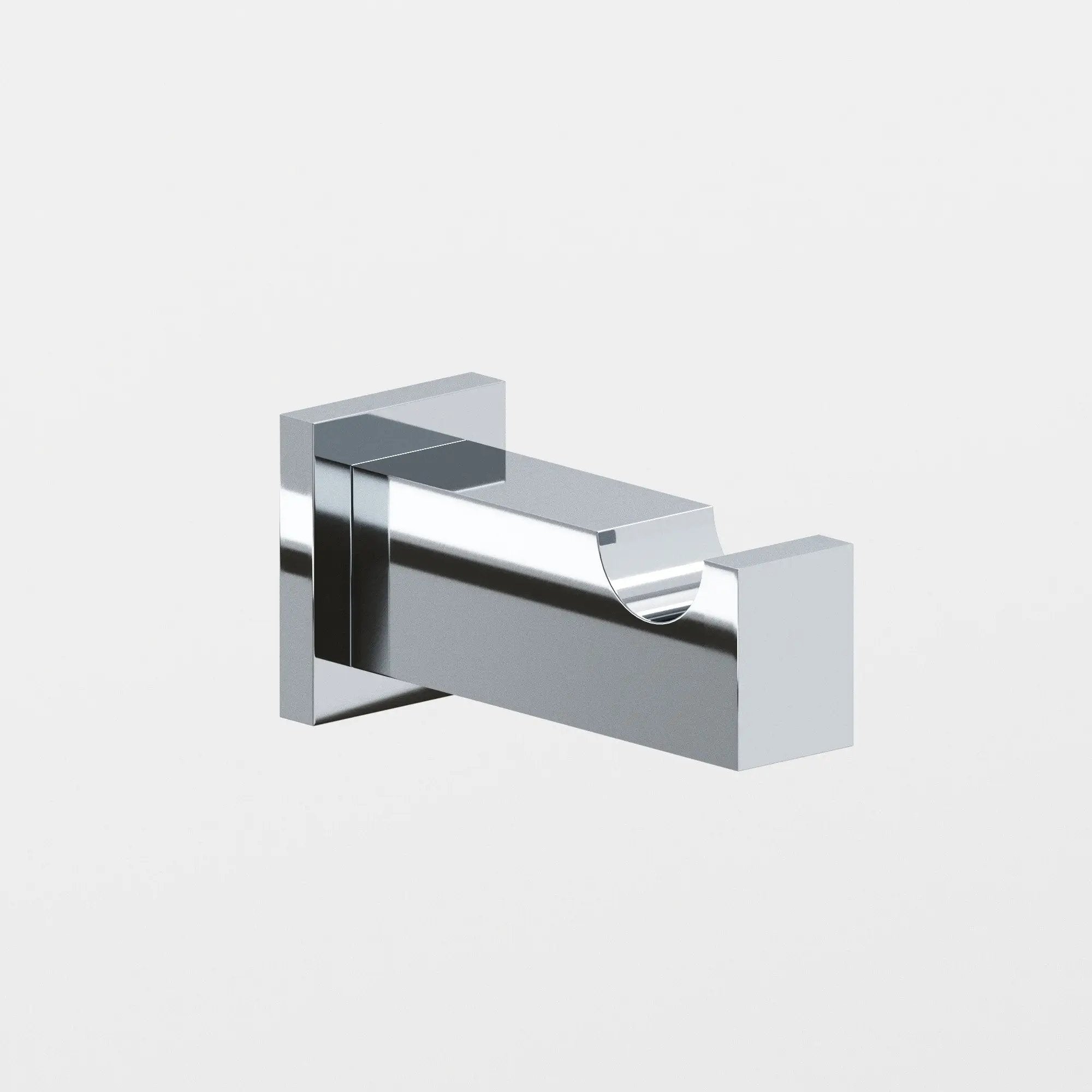 polished chrome robe hook