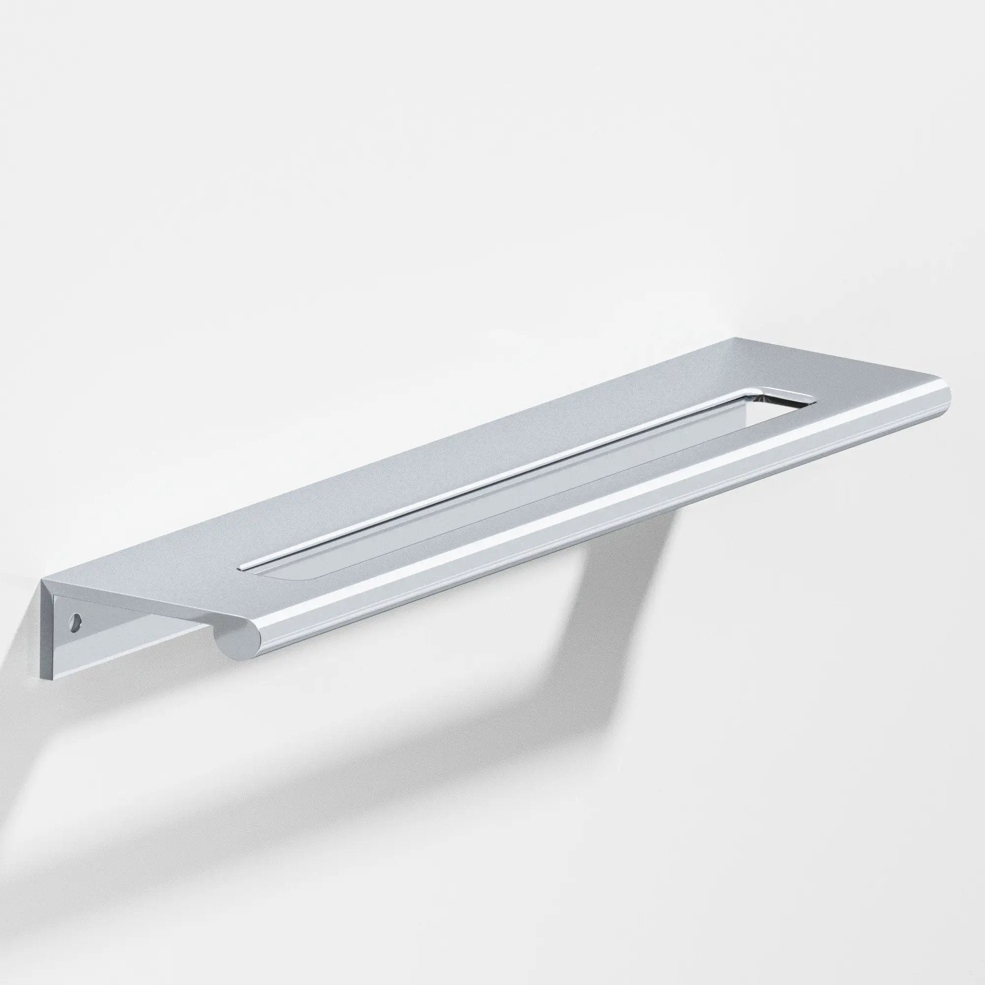 polished chrome cabinet pull