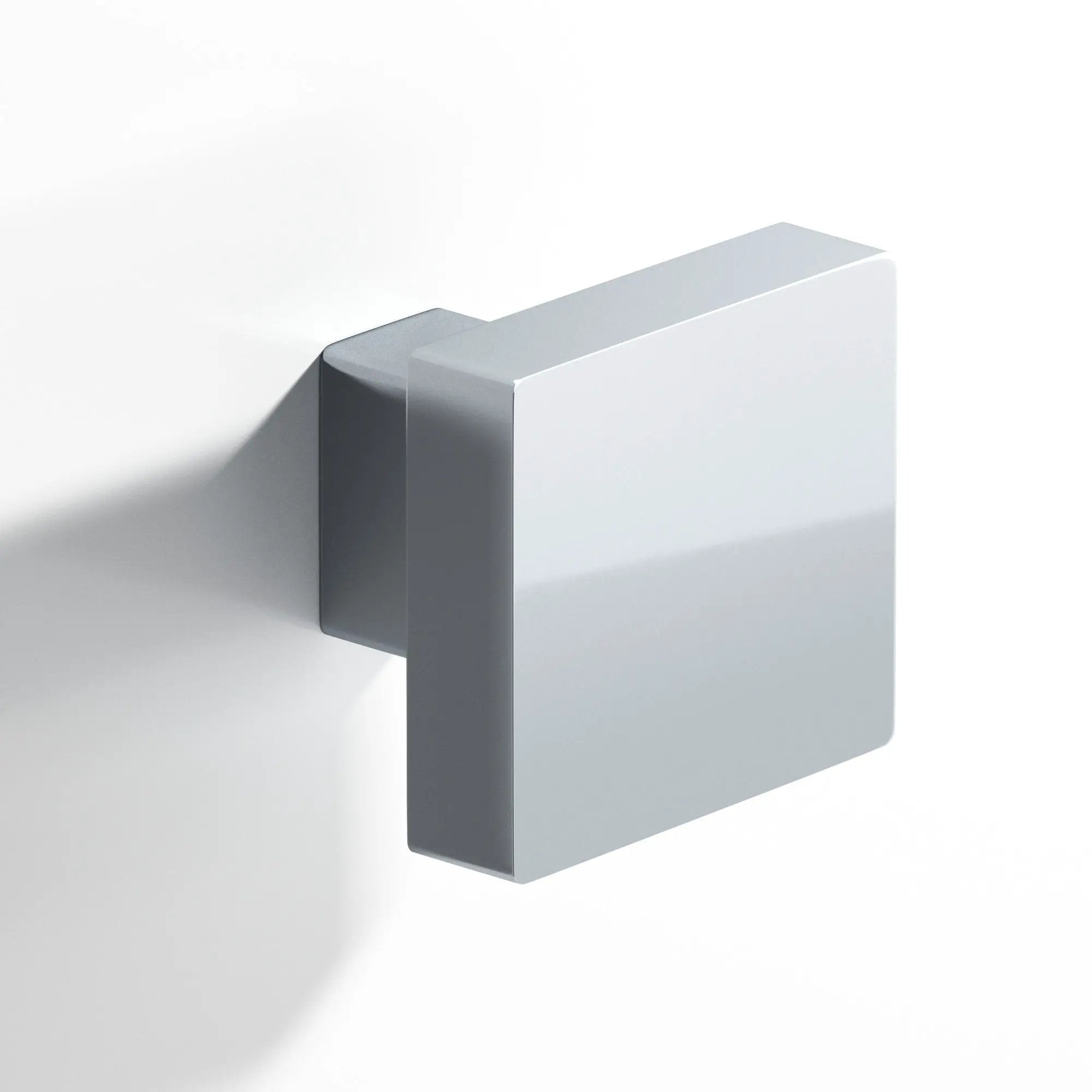 polished chrome cabinet knob