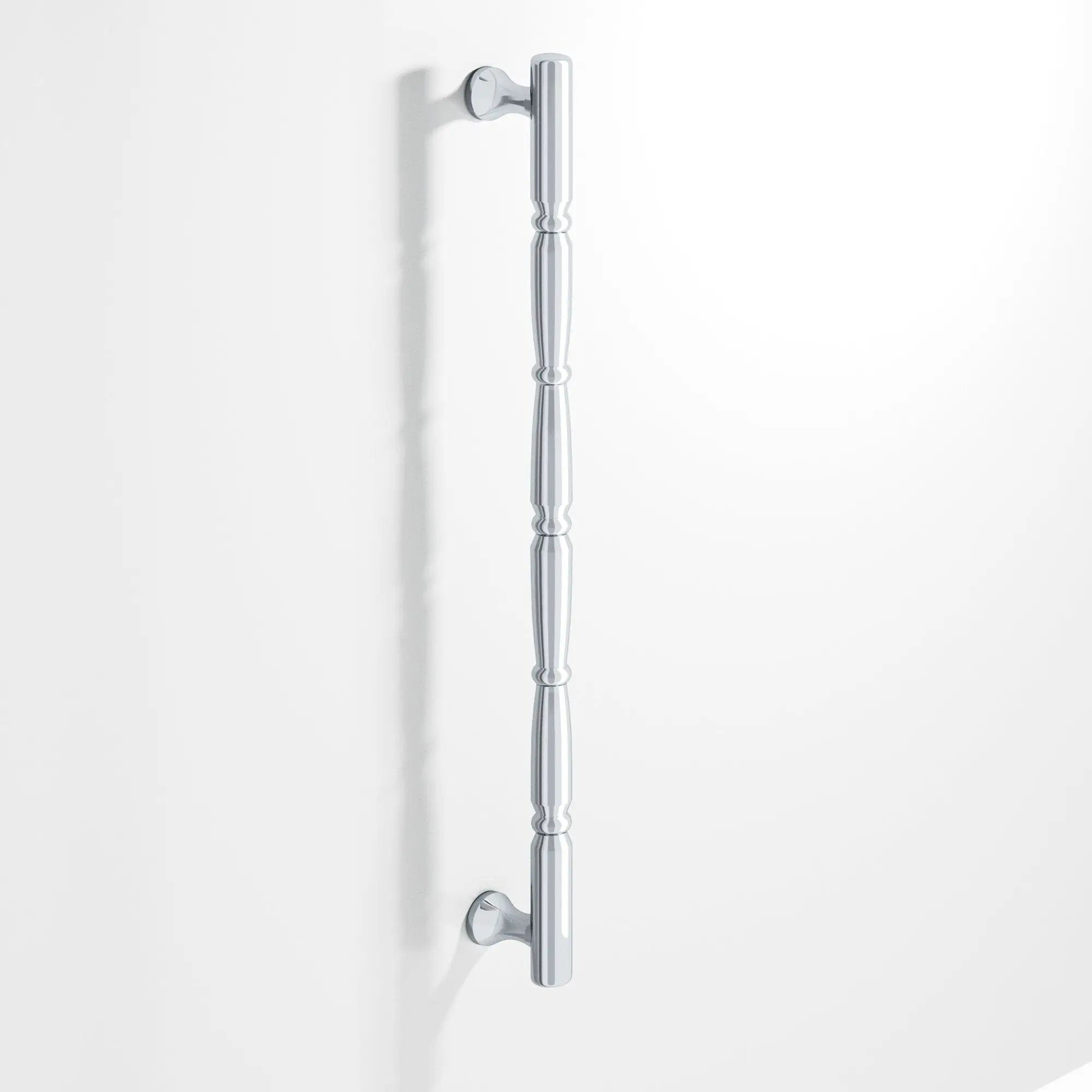 polished chrome cabinet pull
