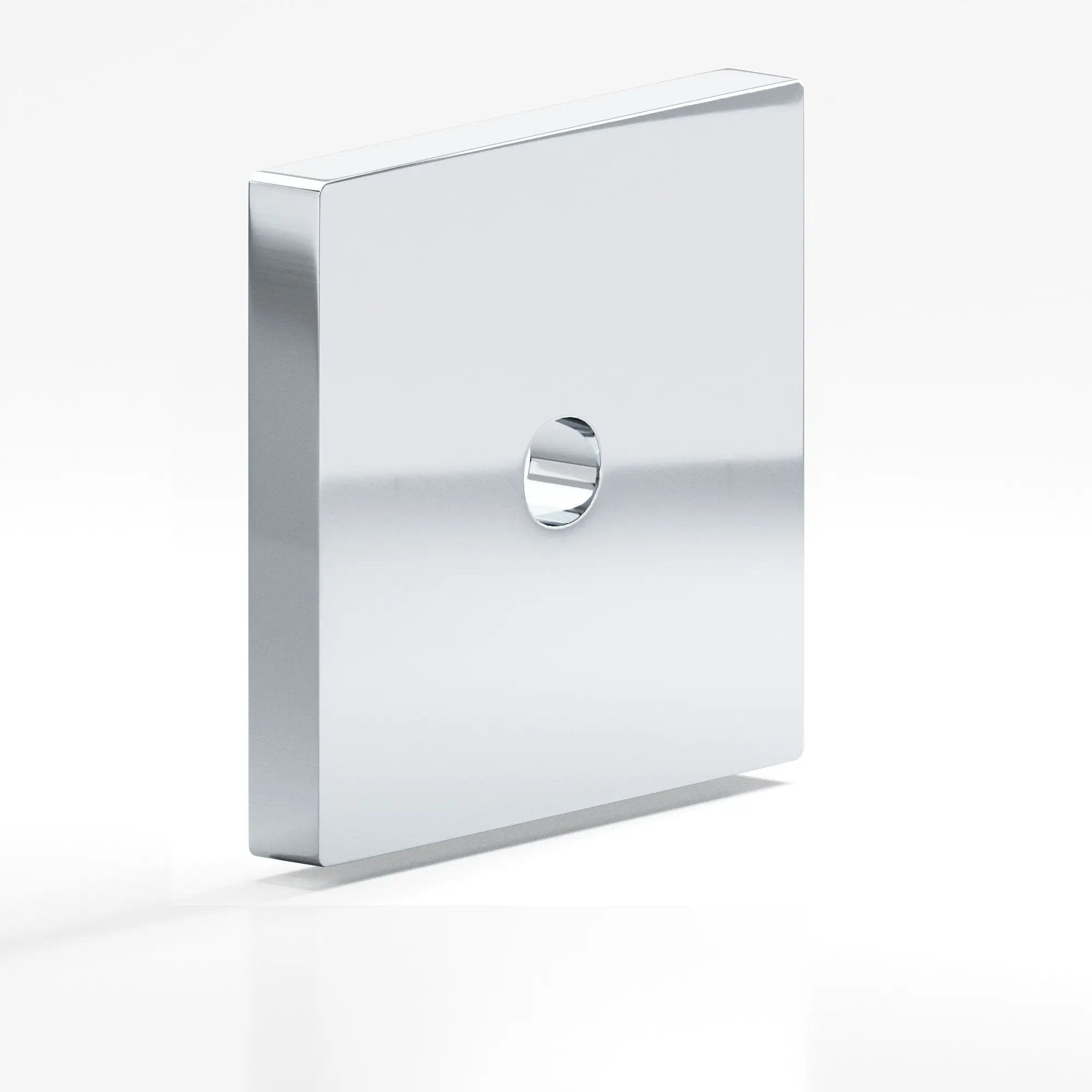 polished chrome backplate