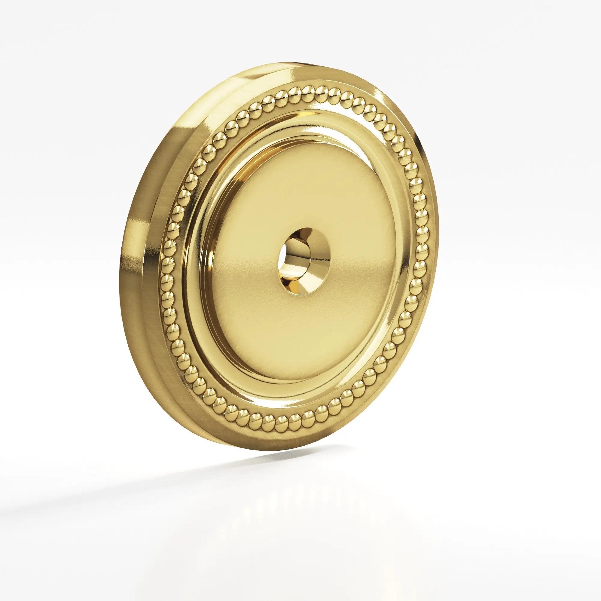 Colonial Bronze B9203 Series Beaded Round Backplat by Colonial Bronze