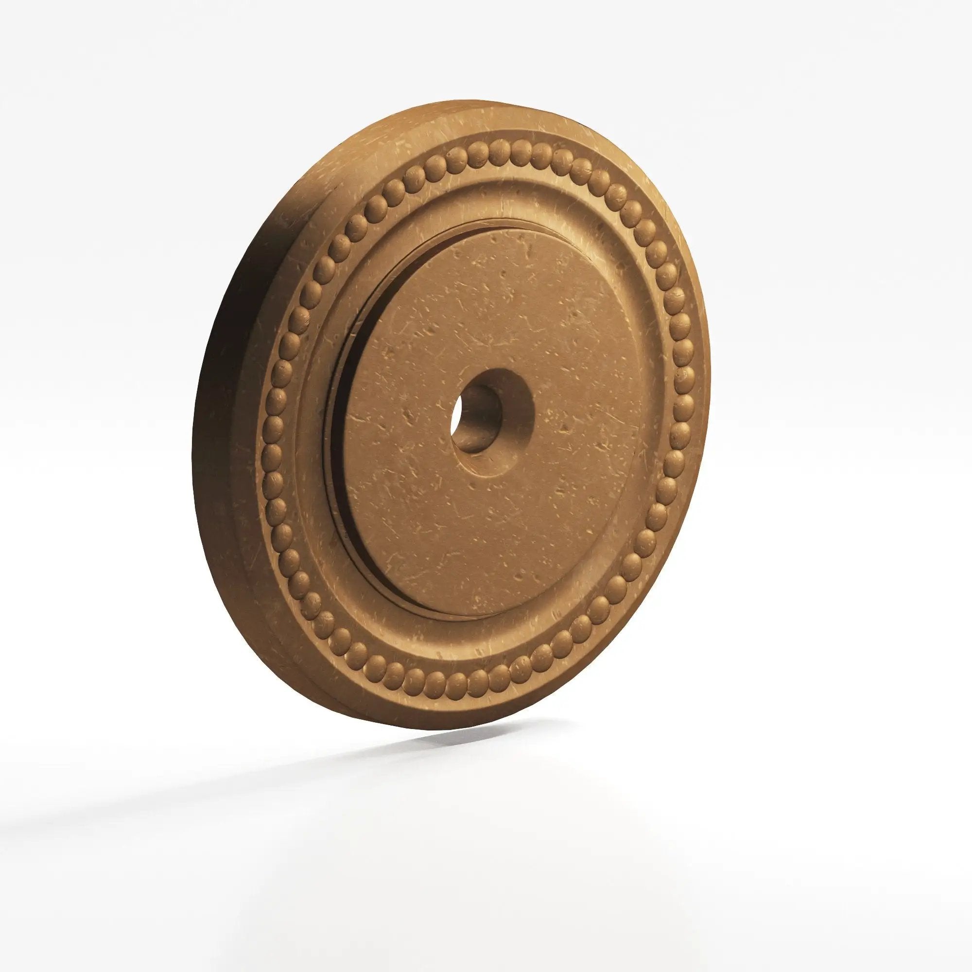 Colonial Bronze B9203 Series Beaded Round Backplat by Colonial Bronze