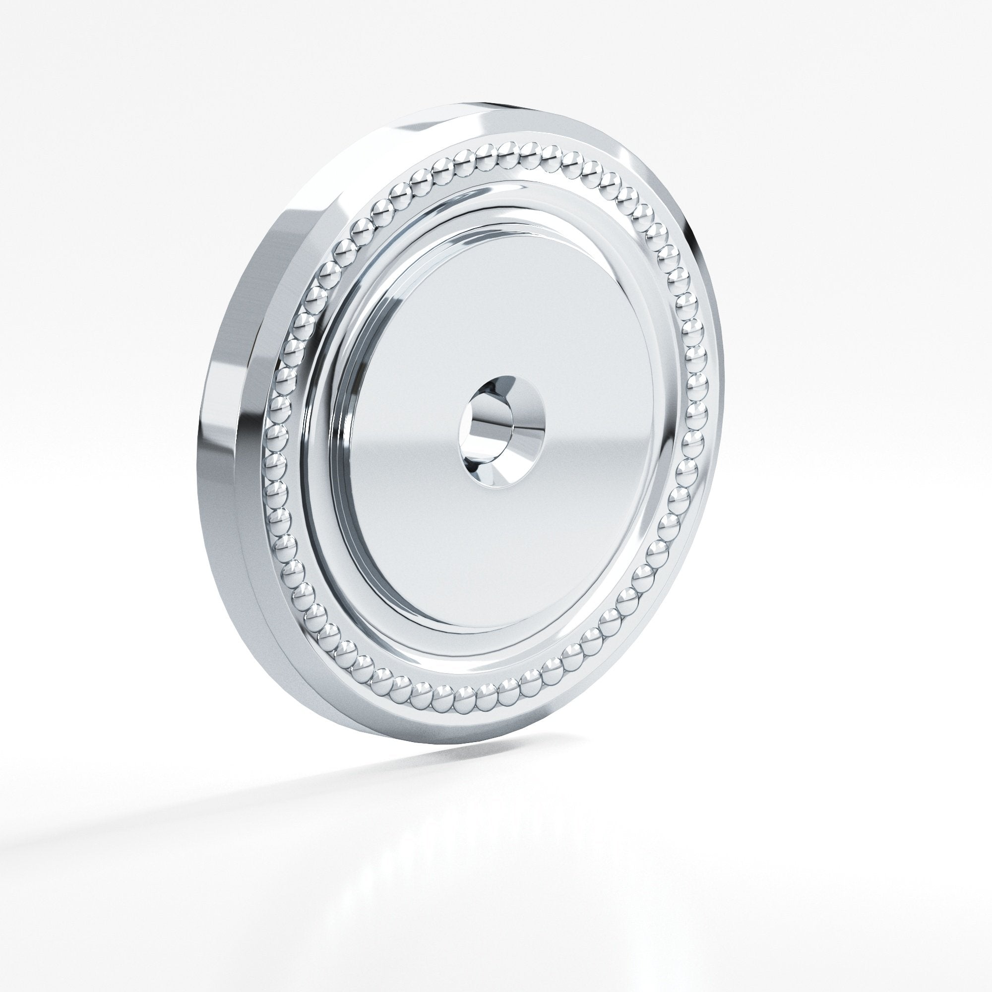 polished chrome backplate