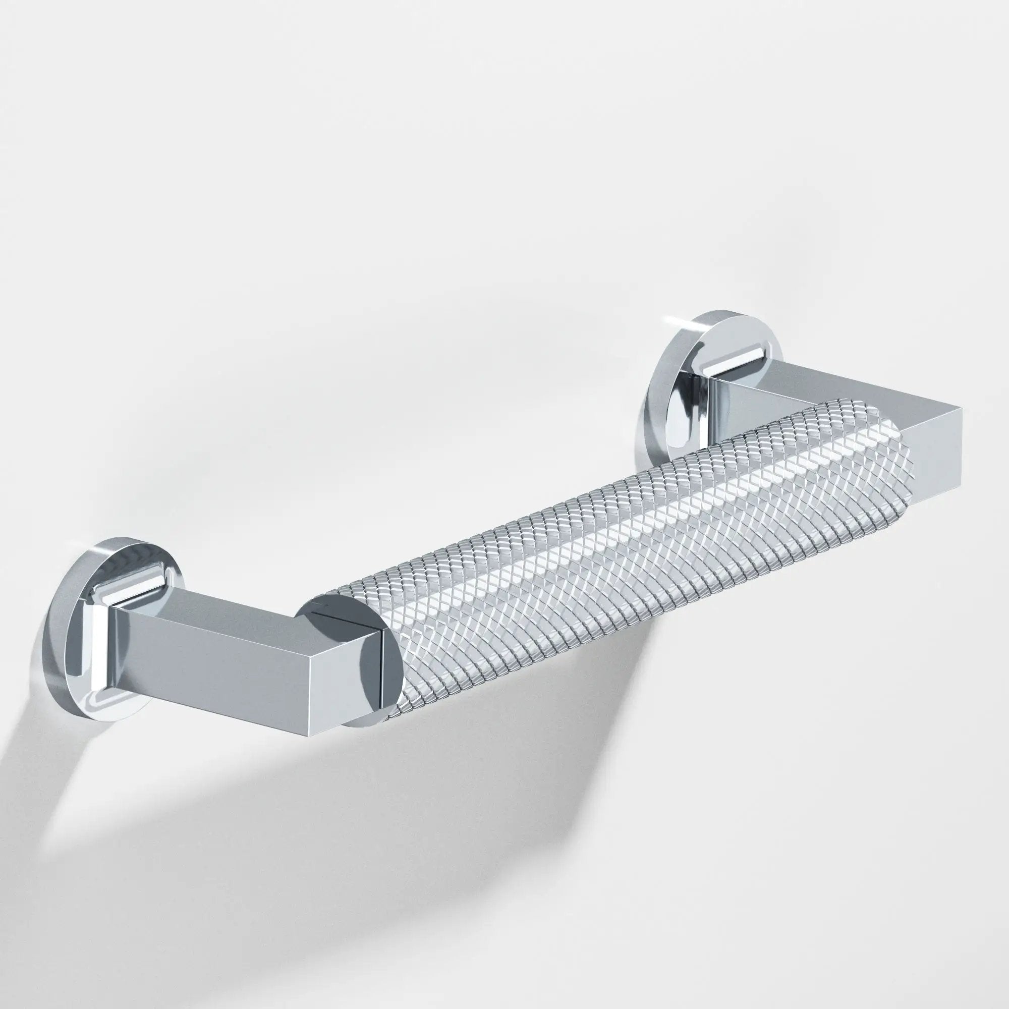 polished chrome cabinet pull