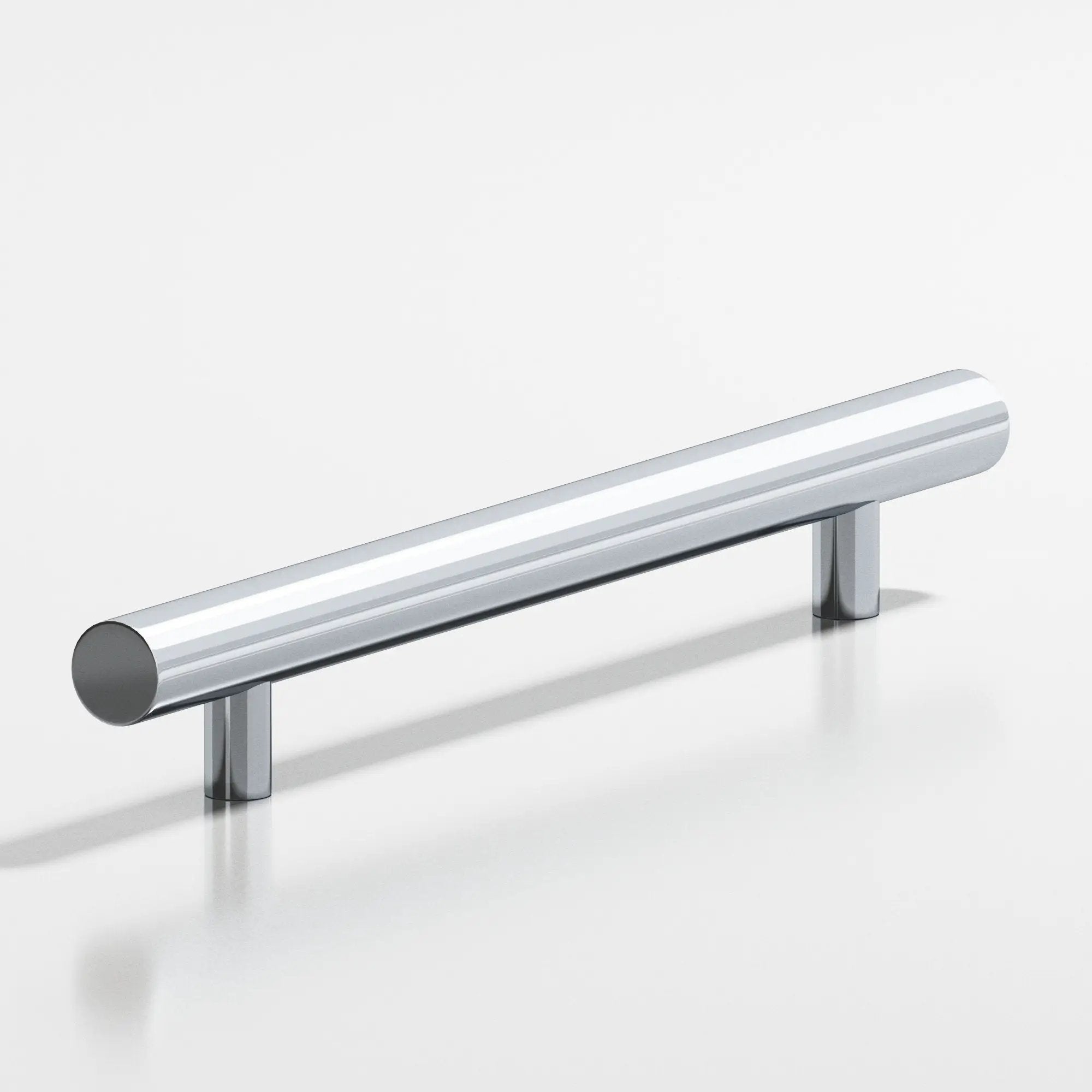 polished chrome cabinet pull