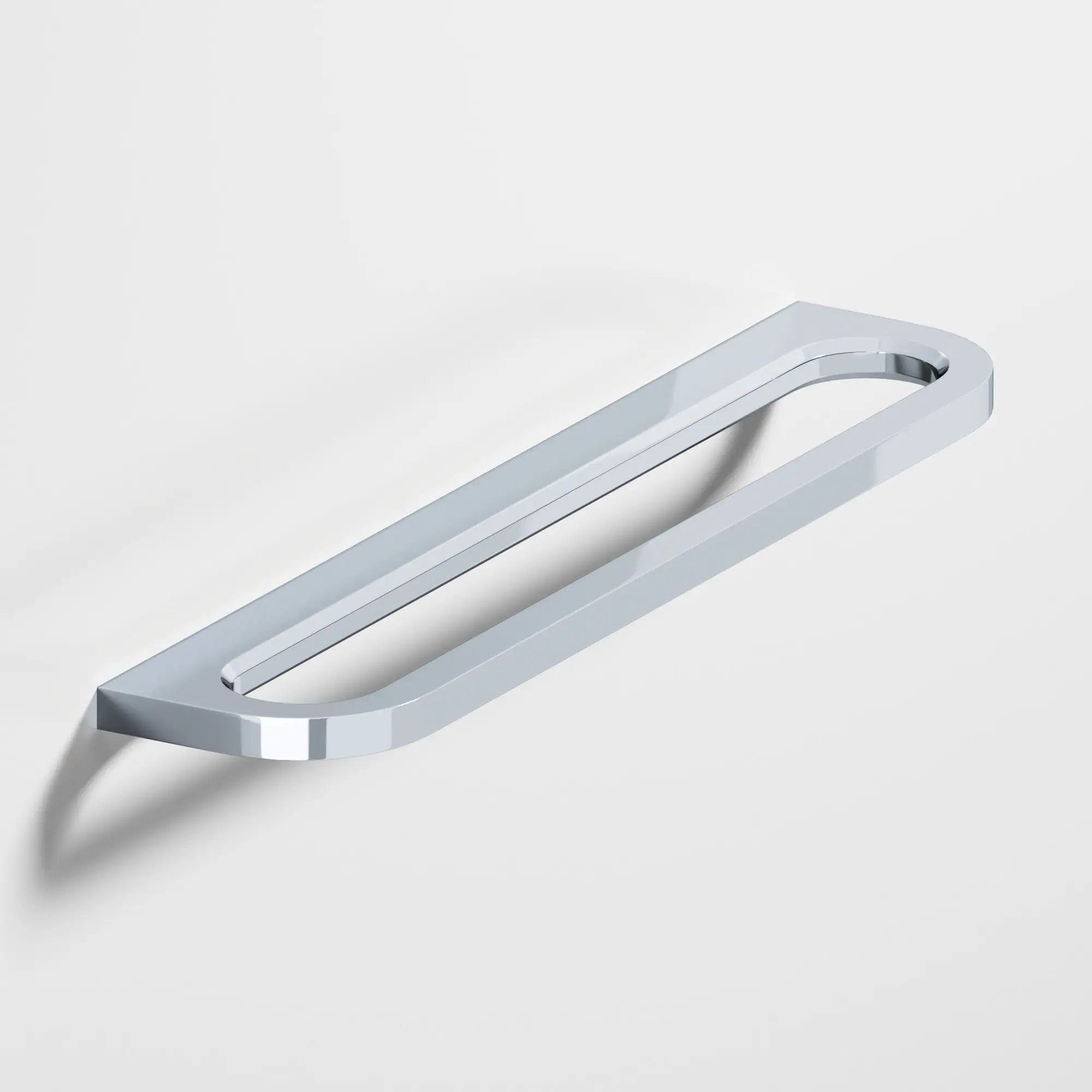 polished chrome cabinet pull