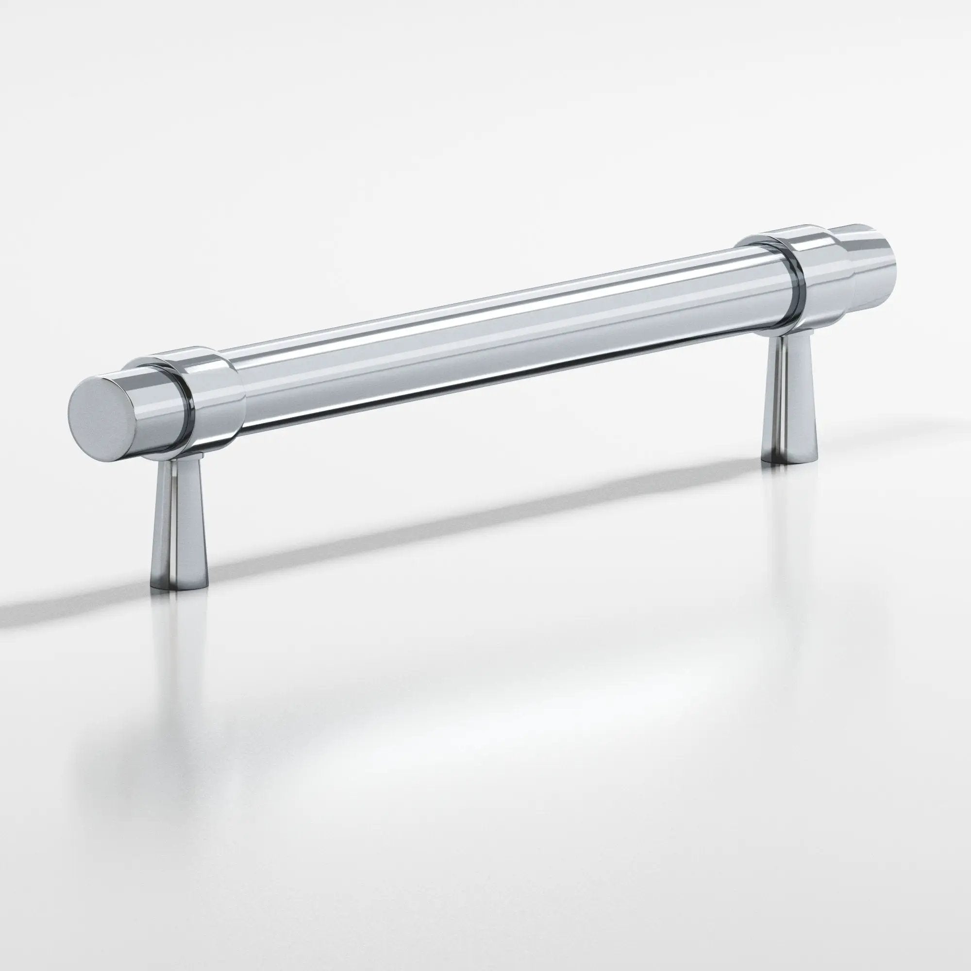 polished chrome cabinet pull