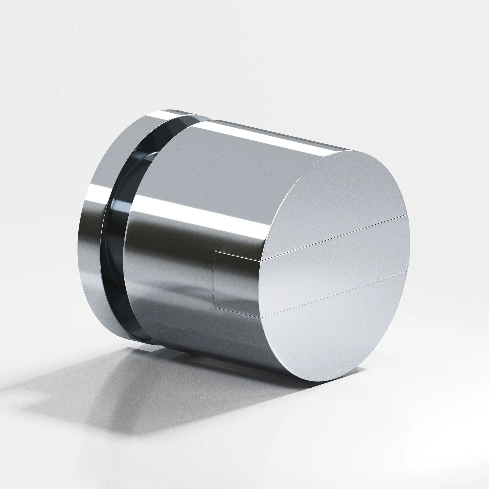 polished chrome cabinet knob