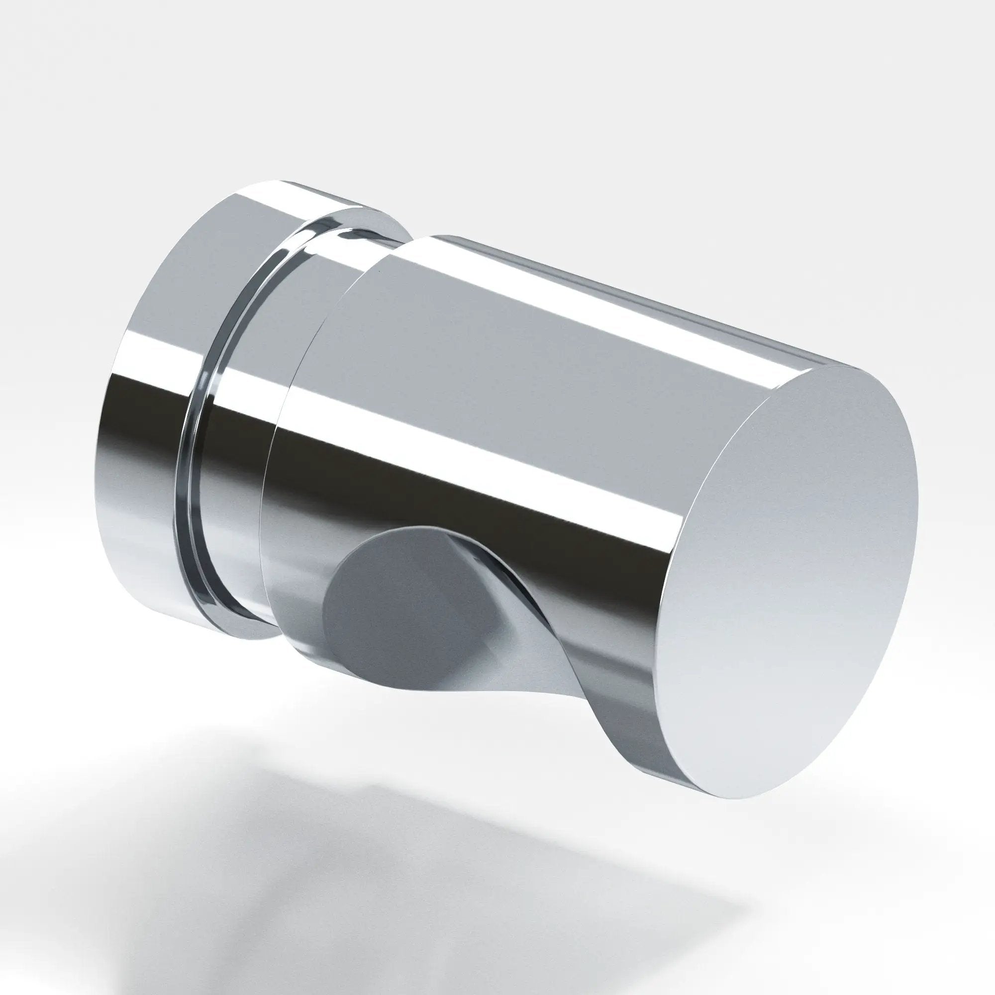 polished chrome cabinet knob