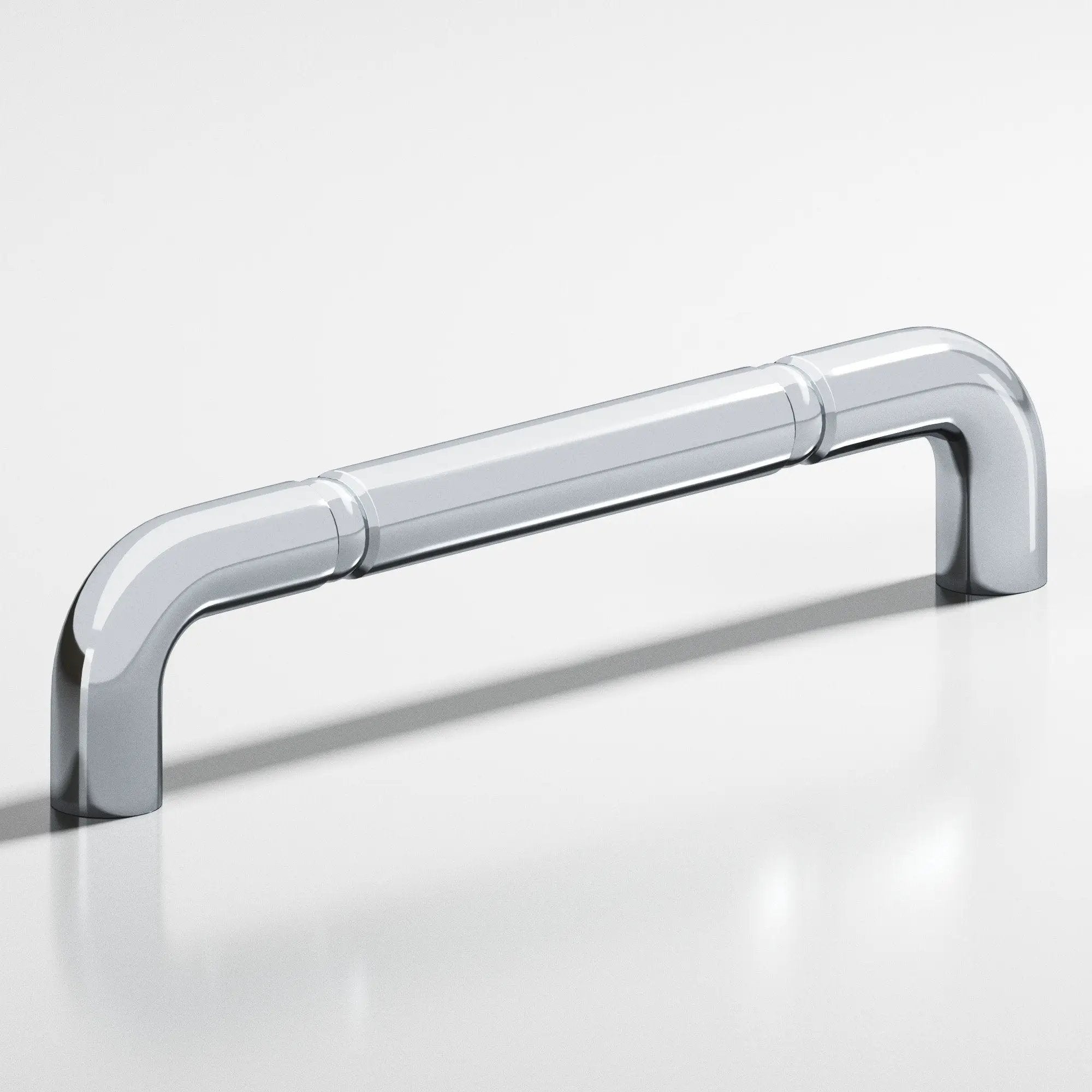 polished chrome cabinet pull