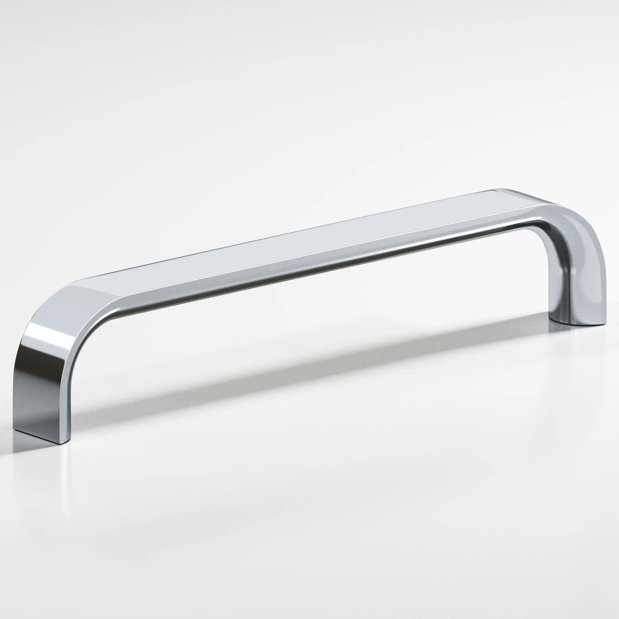 polished chrome cabinet pull