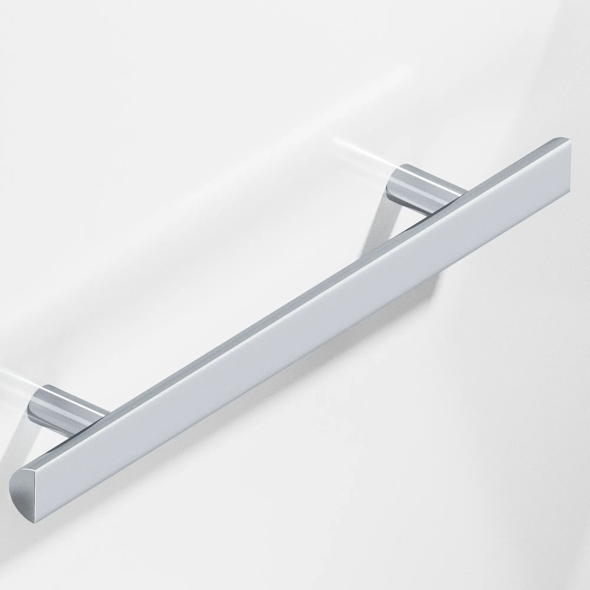 polished chrome cabinet pull
