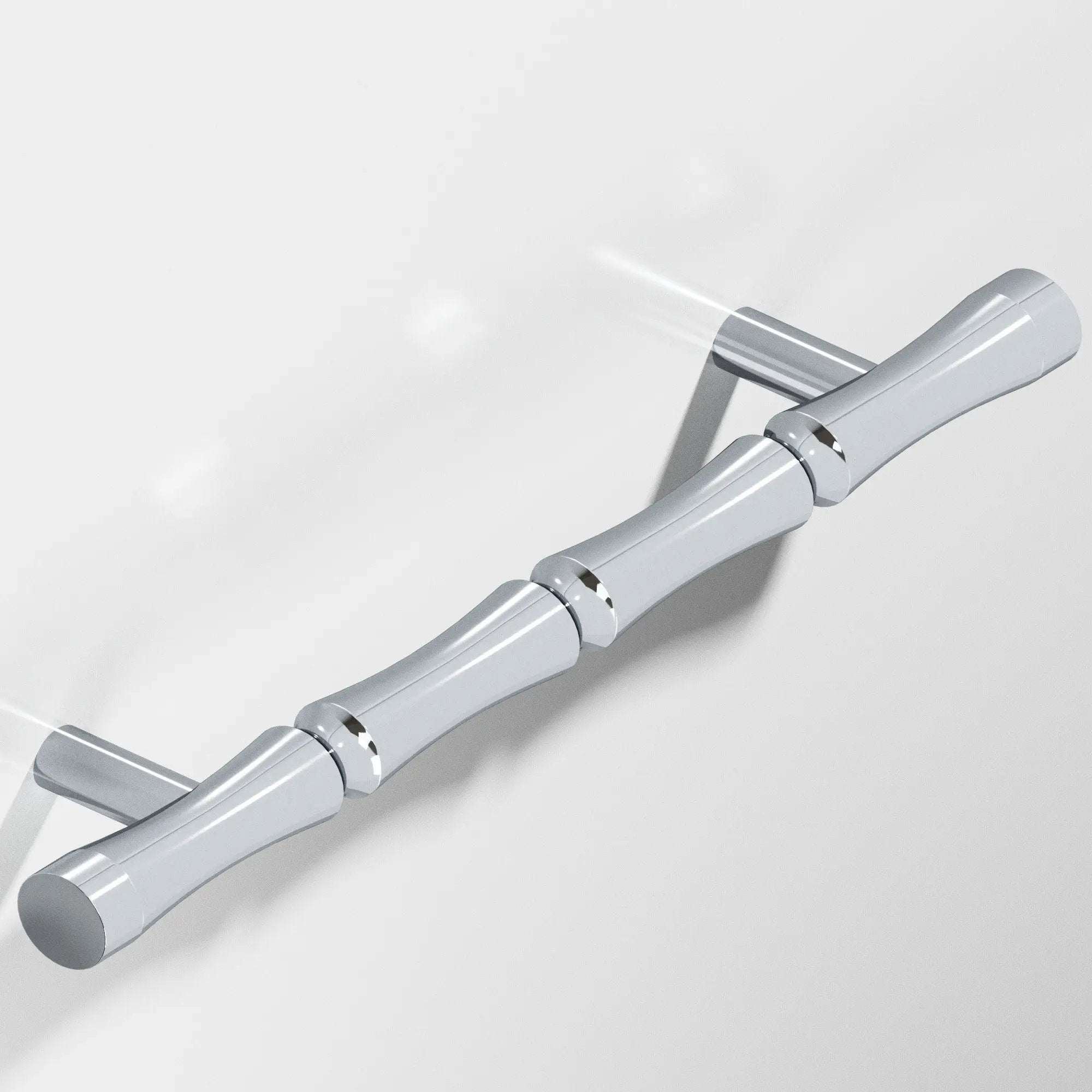 polished chrome cabinet pull