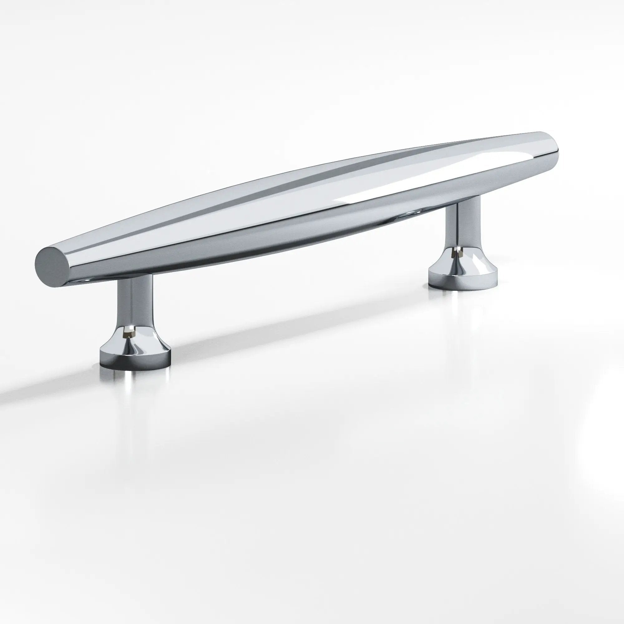 polished chrome cabinet pull