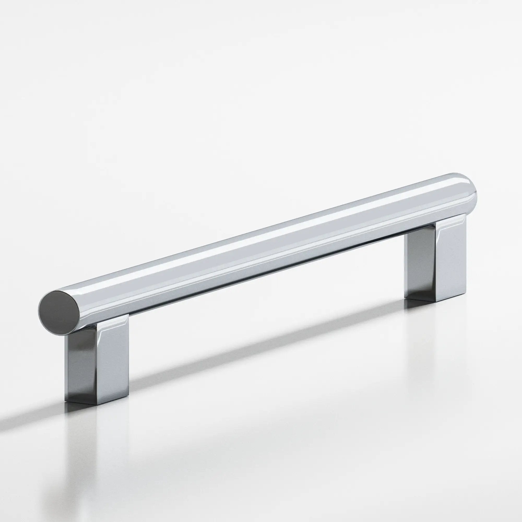 polished chrome cabinet pull