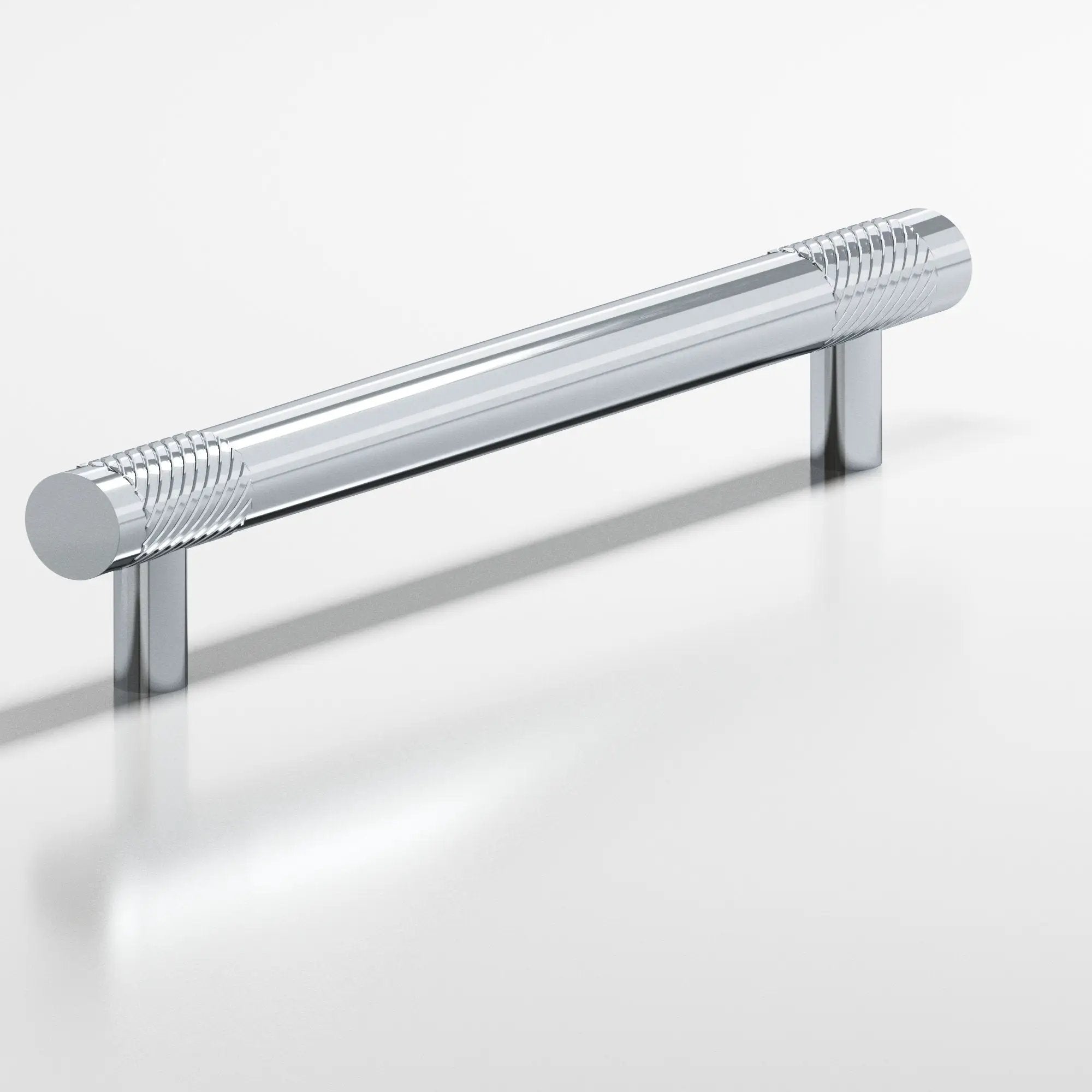 polished chrome cabinet pull
