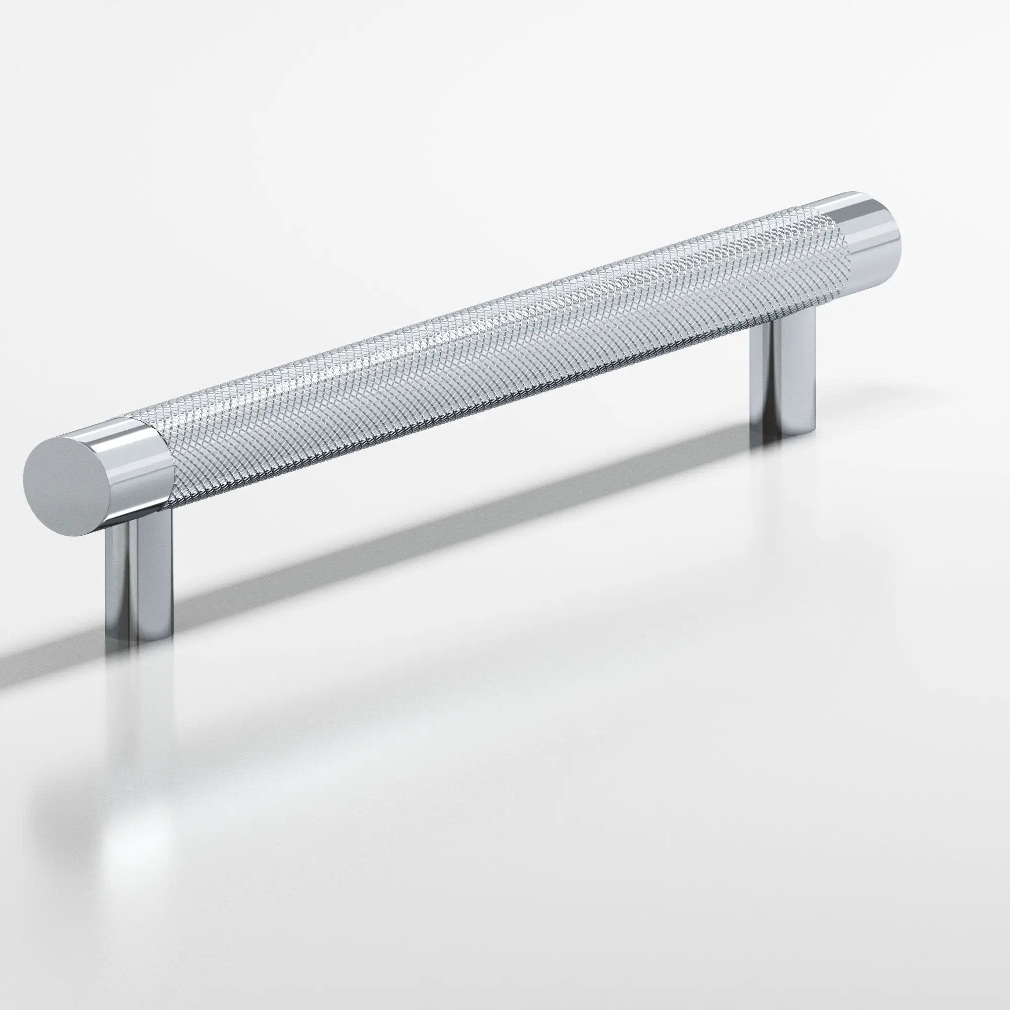 polished chrome cabinet pull