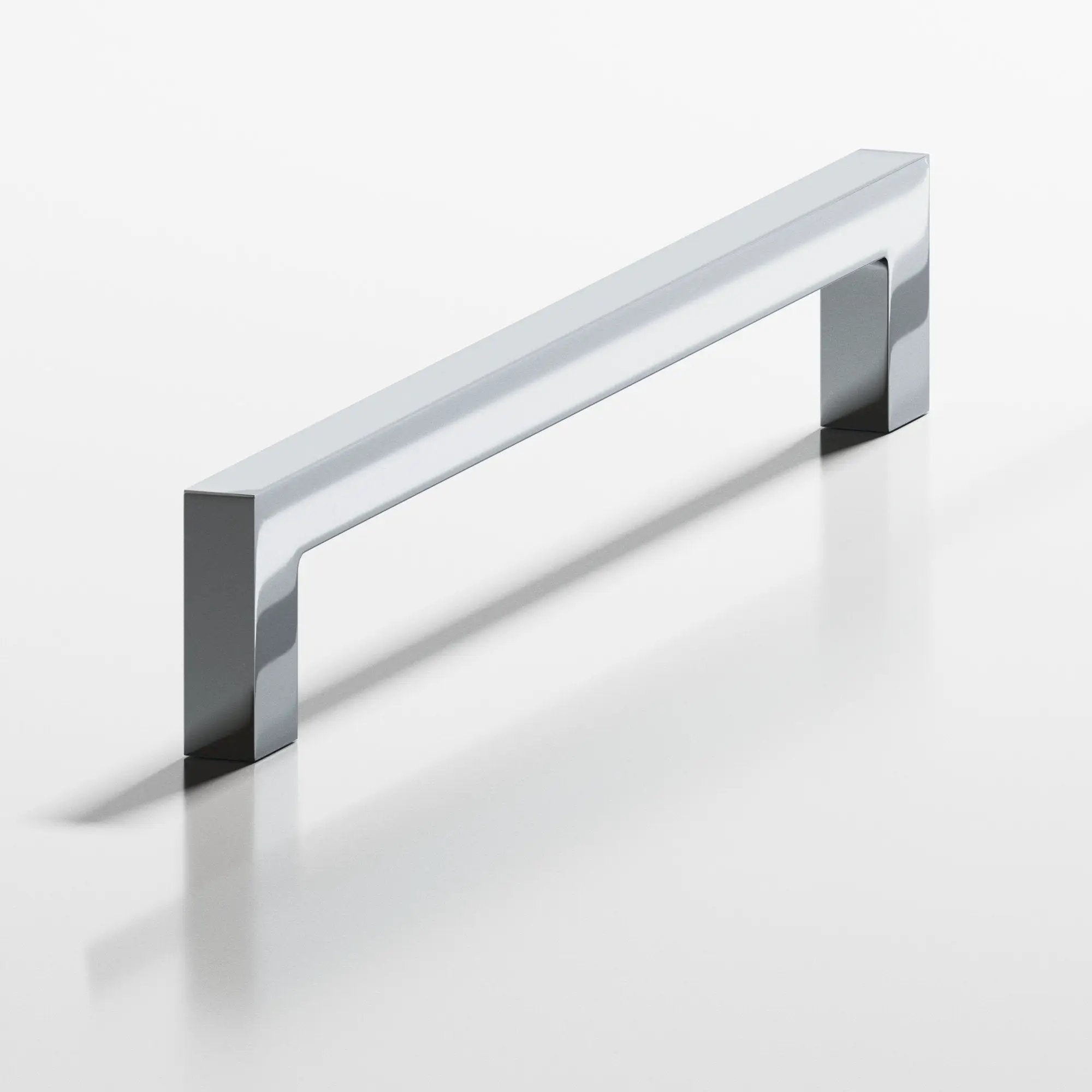 polished chrome cabinet pull